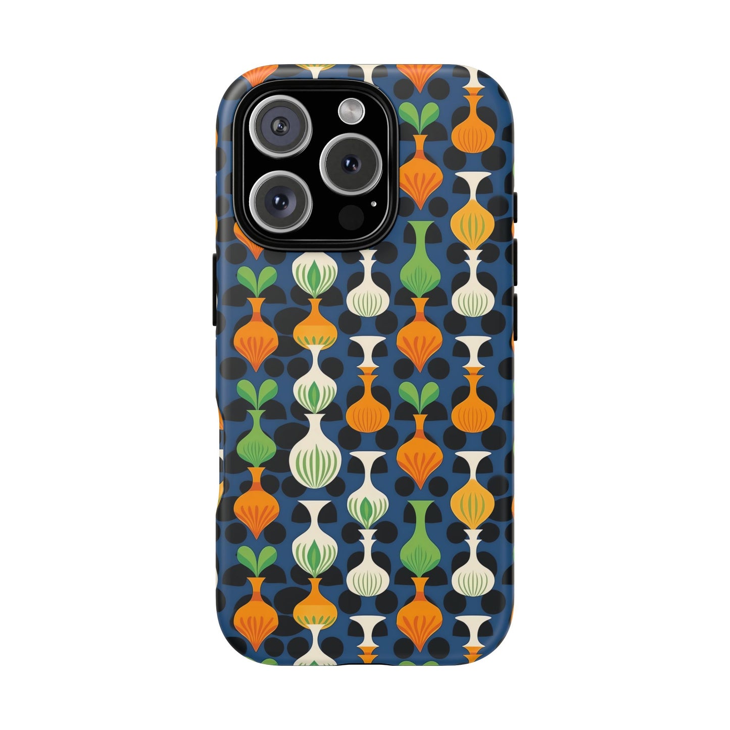 Mod Floating Vases Tough Phone Case for Apple iPhone, Samsung Galaxy, and Google Pixel.