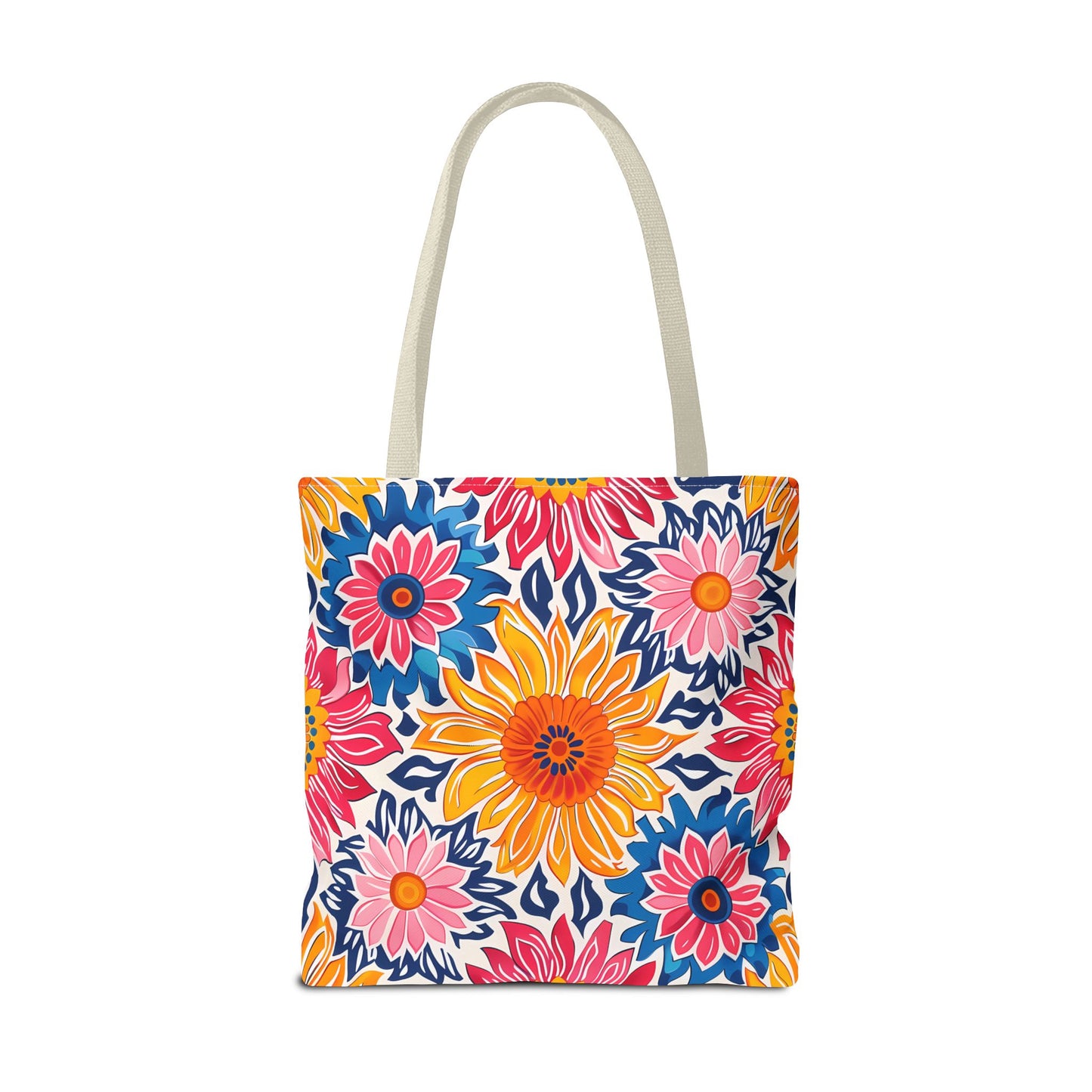 Sunsplash Petals Tote Bag - Radiate Sunshine and Style Wherever You Go! Available in 3 sizes.