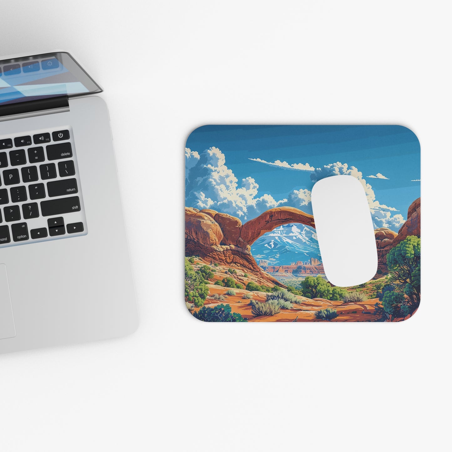 Arches Vista Mouse Pad - Explore Every Click with a Stunning Desert View!