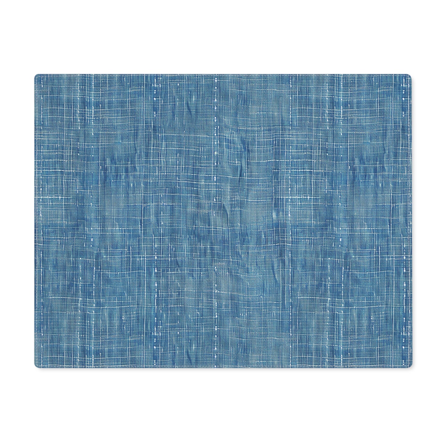 Blue Denim Placemat - Elevate Your Table Settings with Linen-Like Denim-Inspired Elegance! Cotton Twill - 18" x 14"