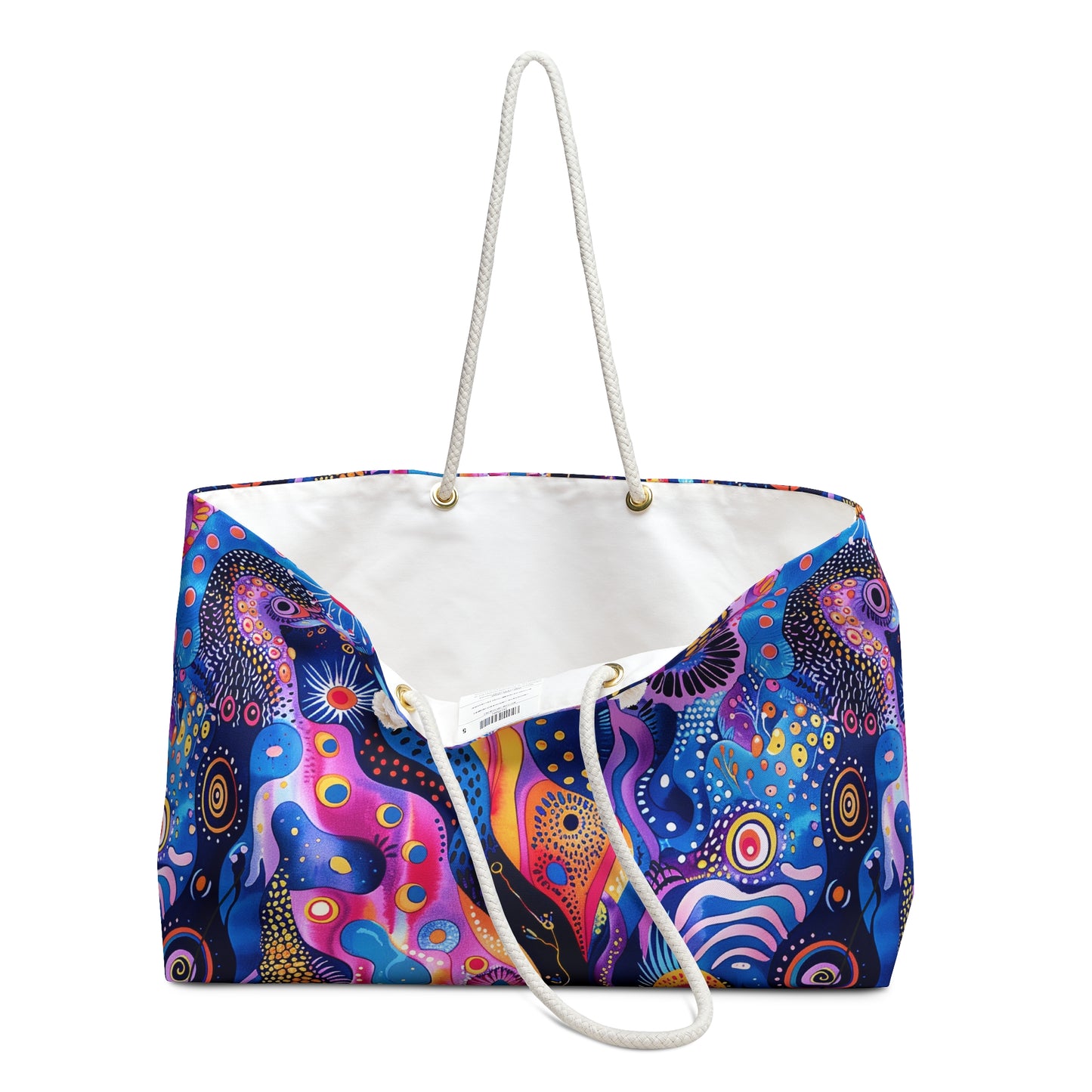 Purple Craziness Weekender Bag - Travel in Style - Embrace Your Vibrant Side!