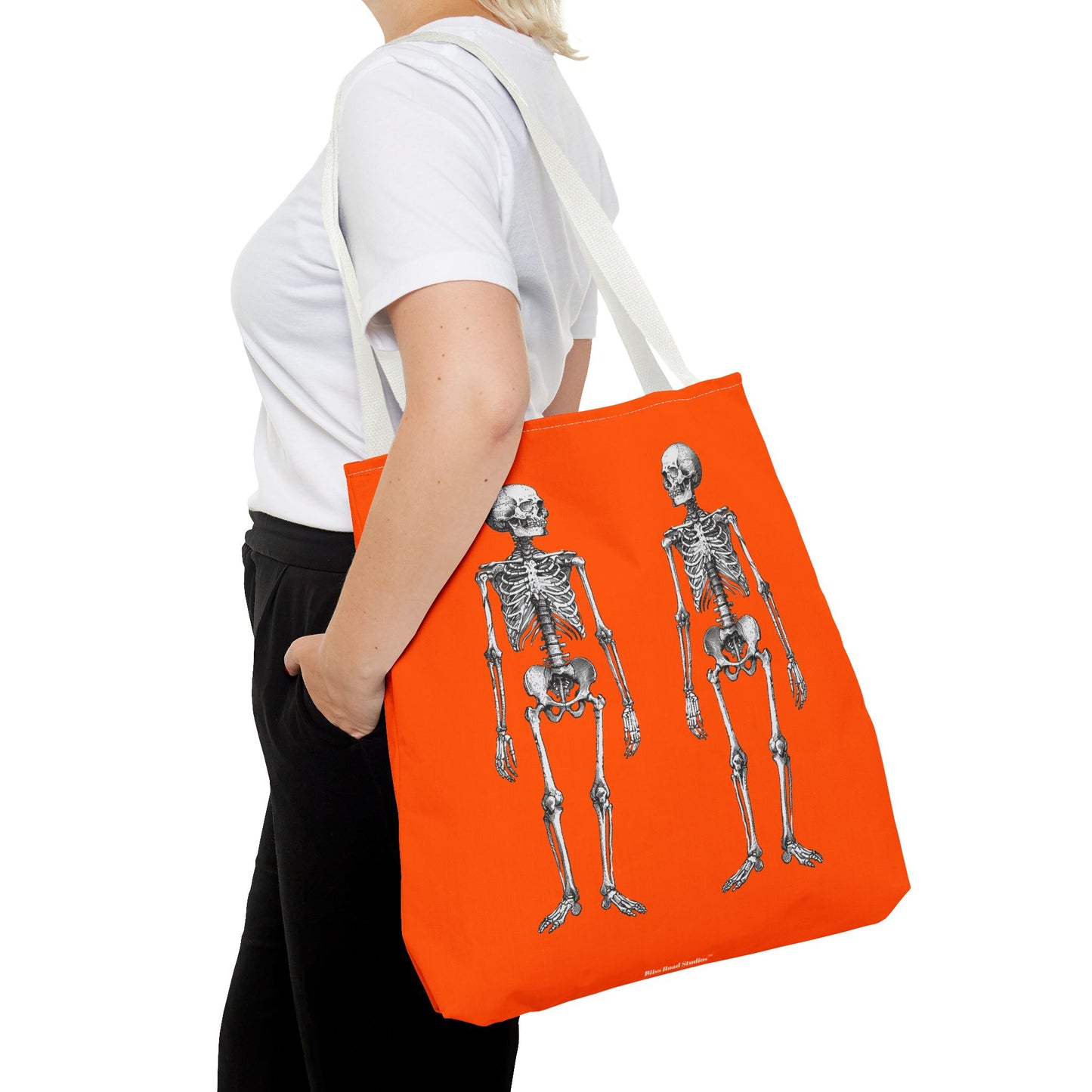 Boo Buddies! Halloween Tote Bag - Carry Some Spooky Style with Your Bony Buddies! Available in 3 sizes.