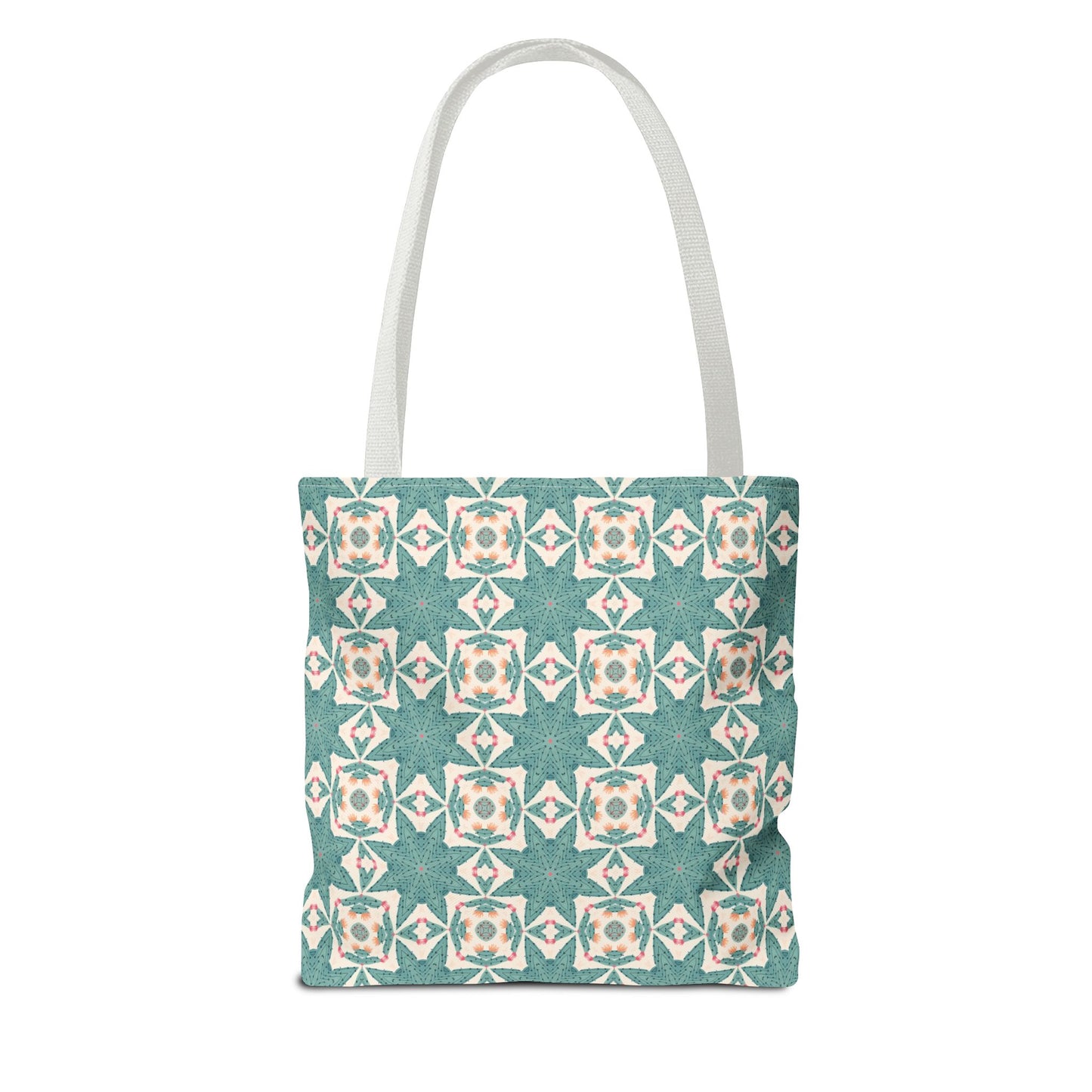 Desert Cactus Star Tile Tote Bag - Carry Southwest Charm Wherever You Go! Available in 3 sizes.