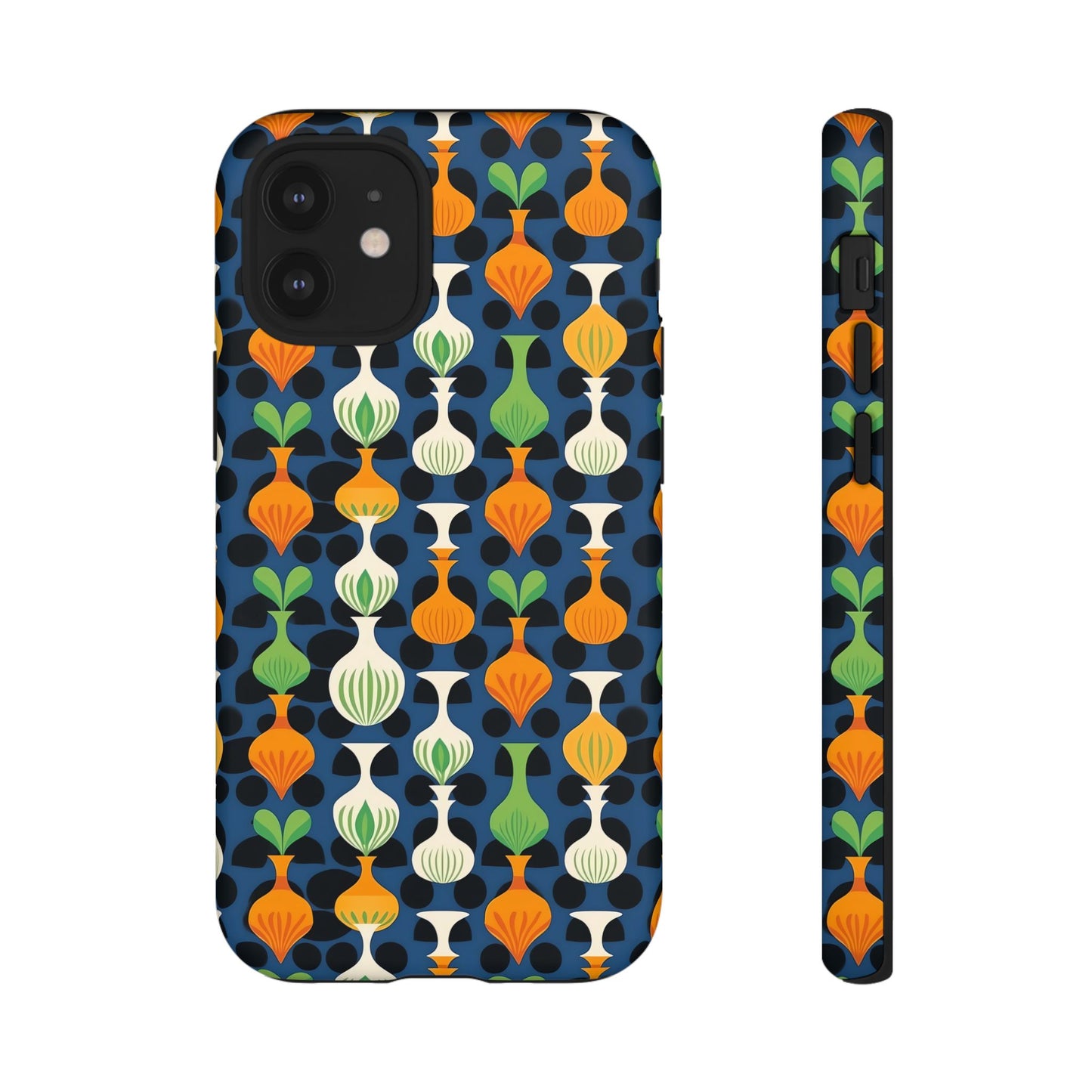 Mod Floating Vases Tough Phone Case for Apple iPhone, Samsung Galaxy, and Google Pixel.