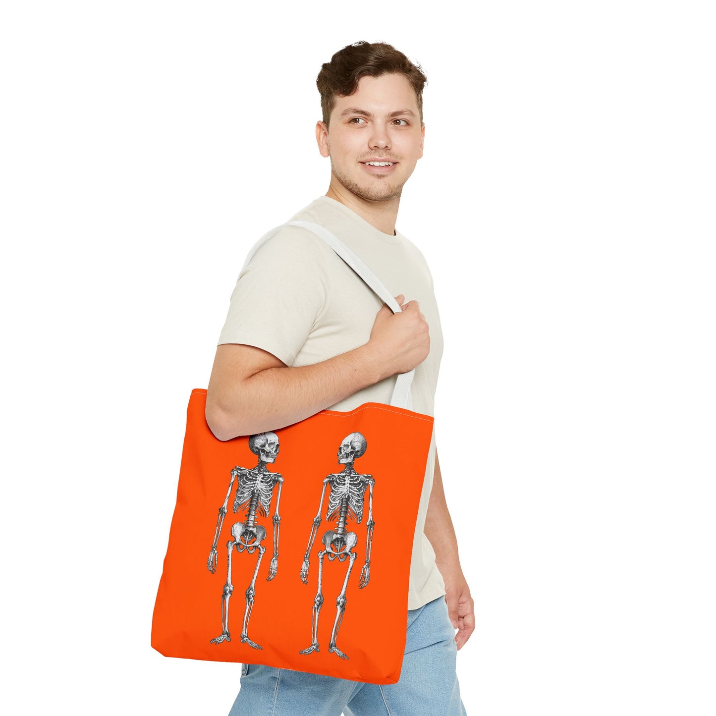 Boo Buddies! Halloween Tote Bag - Carry Some Spooky Style with Your Bony Buddies! Available in 3 sizes.
