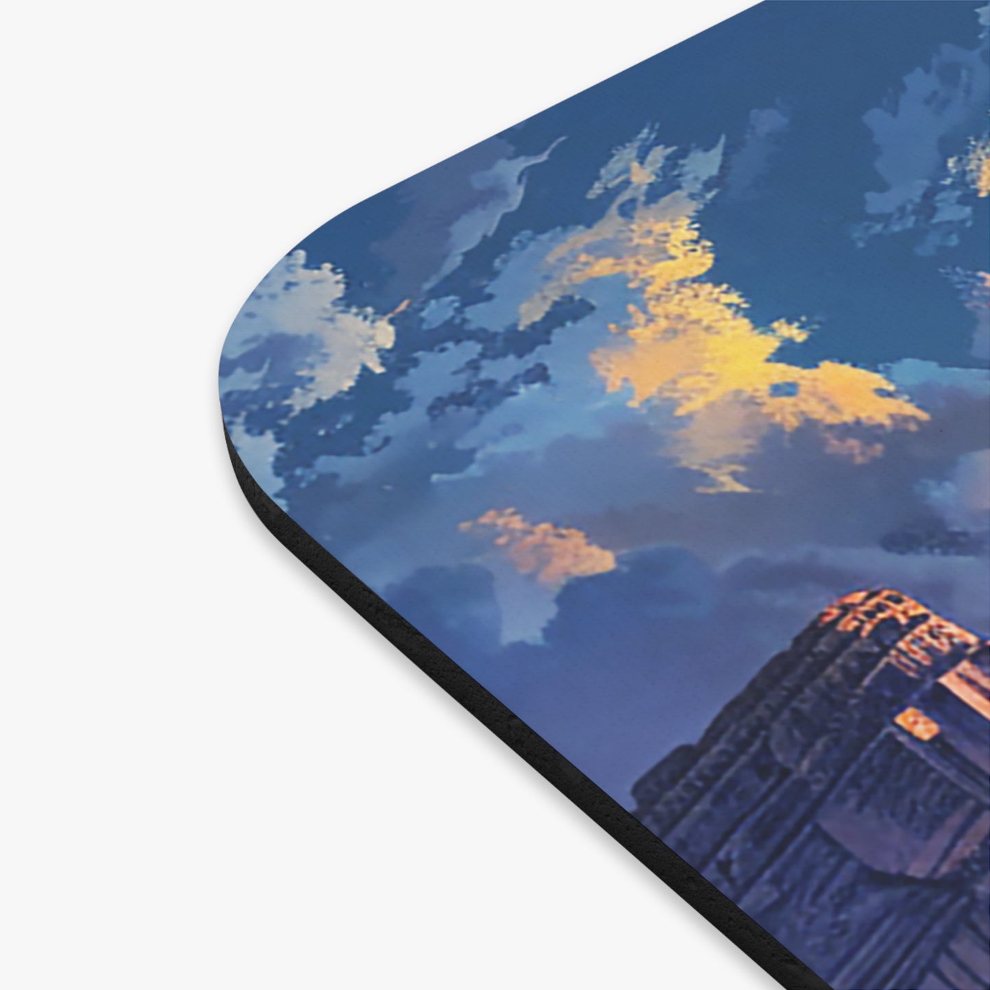 Desert Sunset Serenade Mouse Pad - Capture the Magic of the Desert with Every Click!
