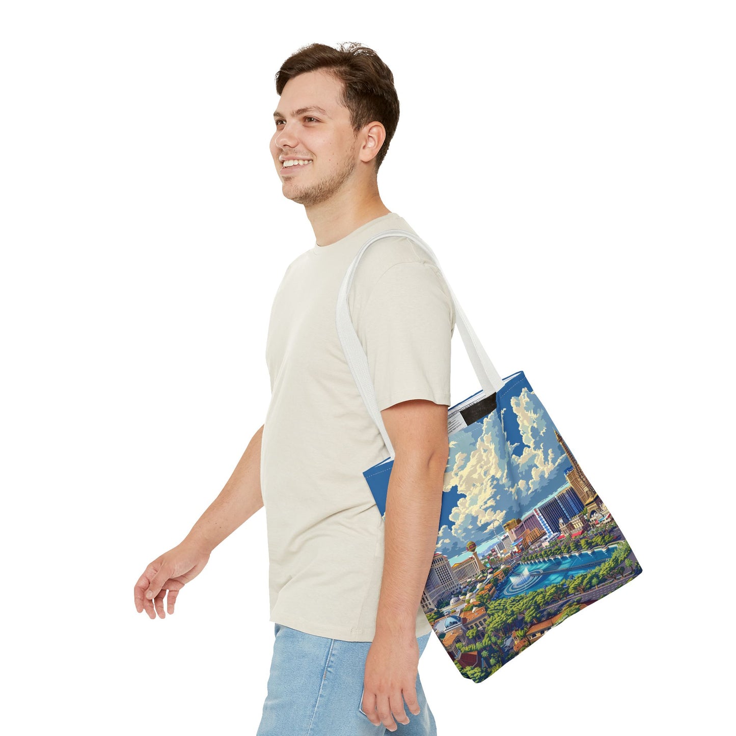 Viva Daytime Las Vegas Tote Bag - Bring the Vegas Vibe to Wherever You Roam! Available in 3 sizes.