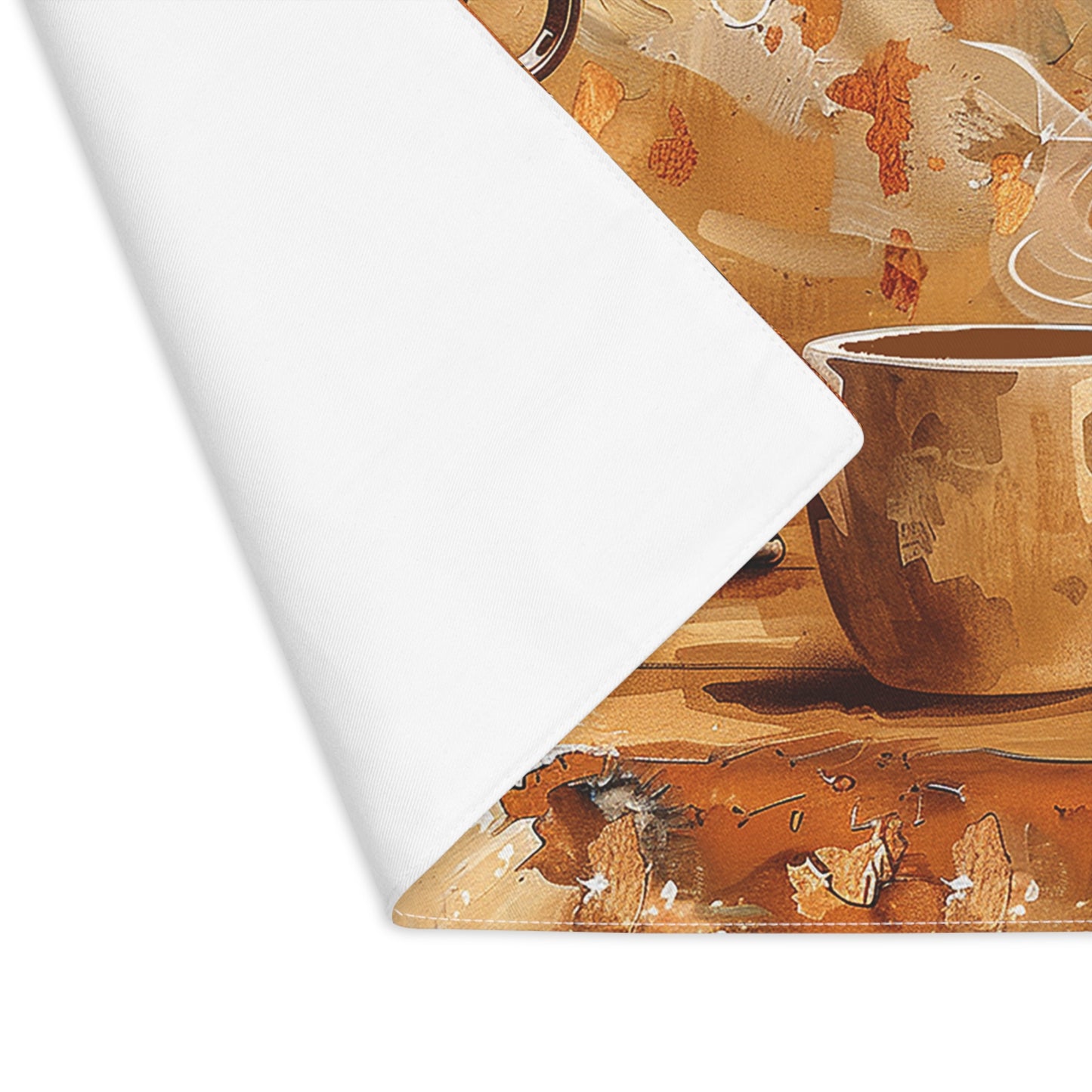 Coffee Break Escape Placemat - Indulge in a Coffee Break with Every Meal! Cotton Twill - 18" x 14"