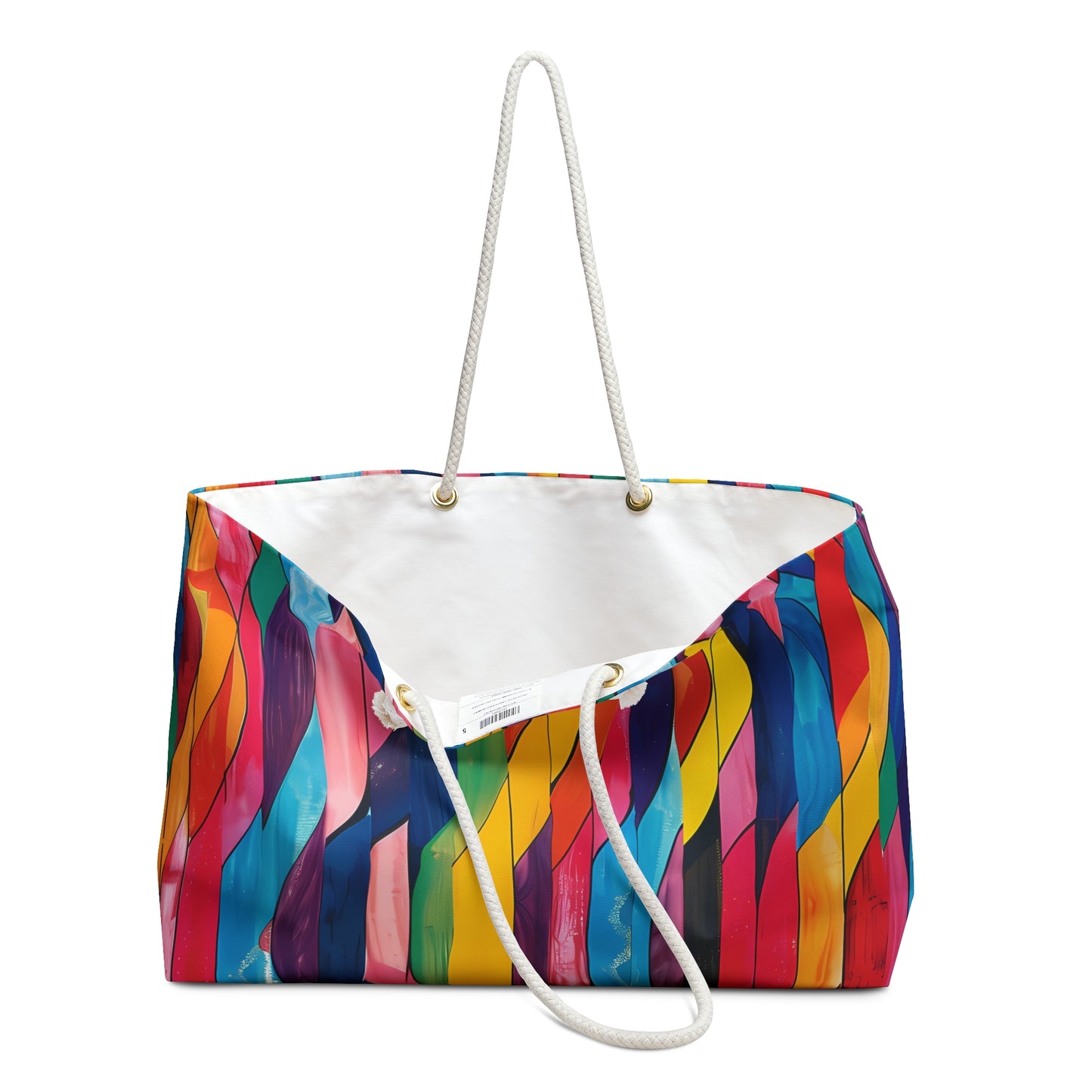 Retro Ripples Weekender Bag - Ride the Wave of Style - Where Retro Charm Meets Modern Flair!