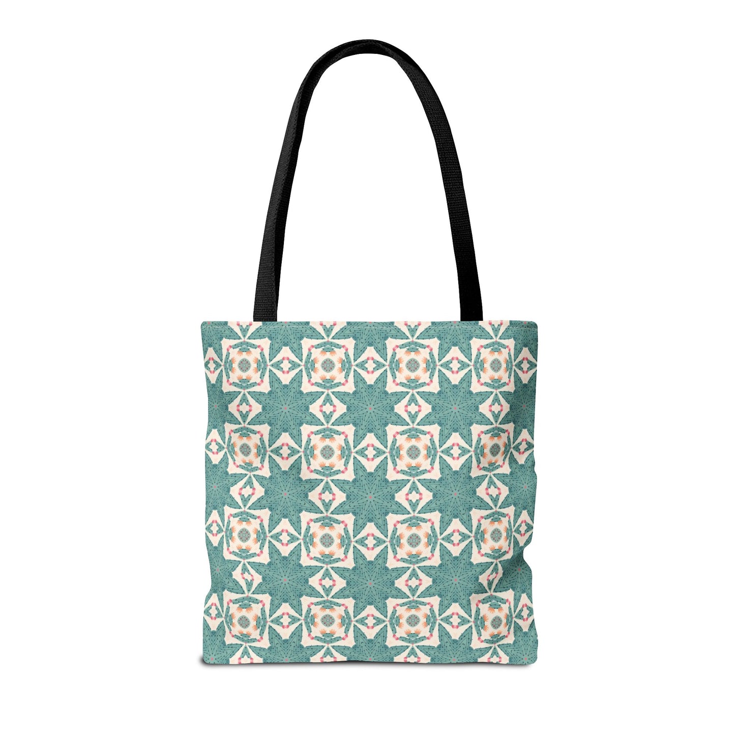 Desert Cactus Star Tile Tote Bag - Carry Southwest Charm Wherever You Go! Available in 3 sizes.