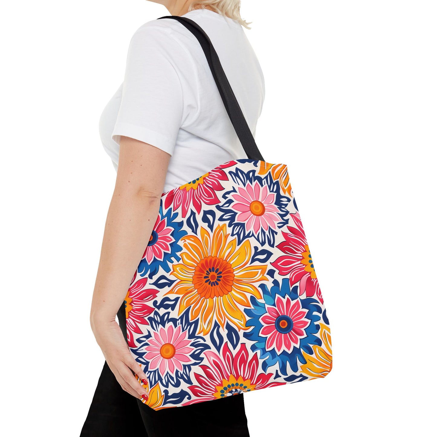 Sunsplash Petals Tote Bag - Radiate Sunshine and Style Wherever You Go! Available in 3 sizes.