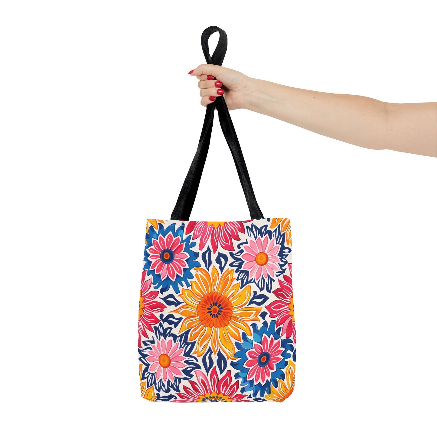 Sunsplash Petals Tote Bag - Radiate Sunshine and Style Wherever You Go! Available in 3 sizes.