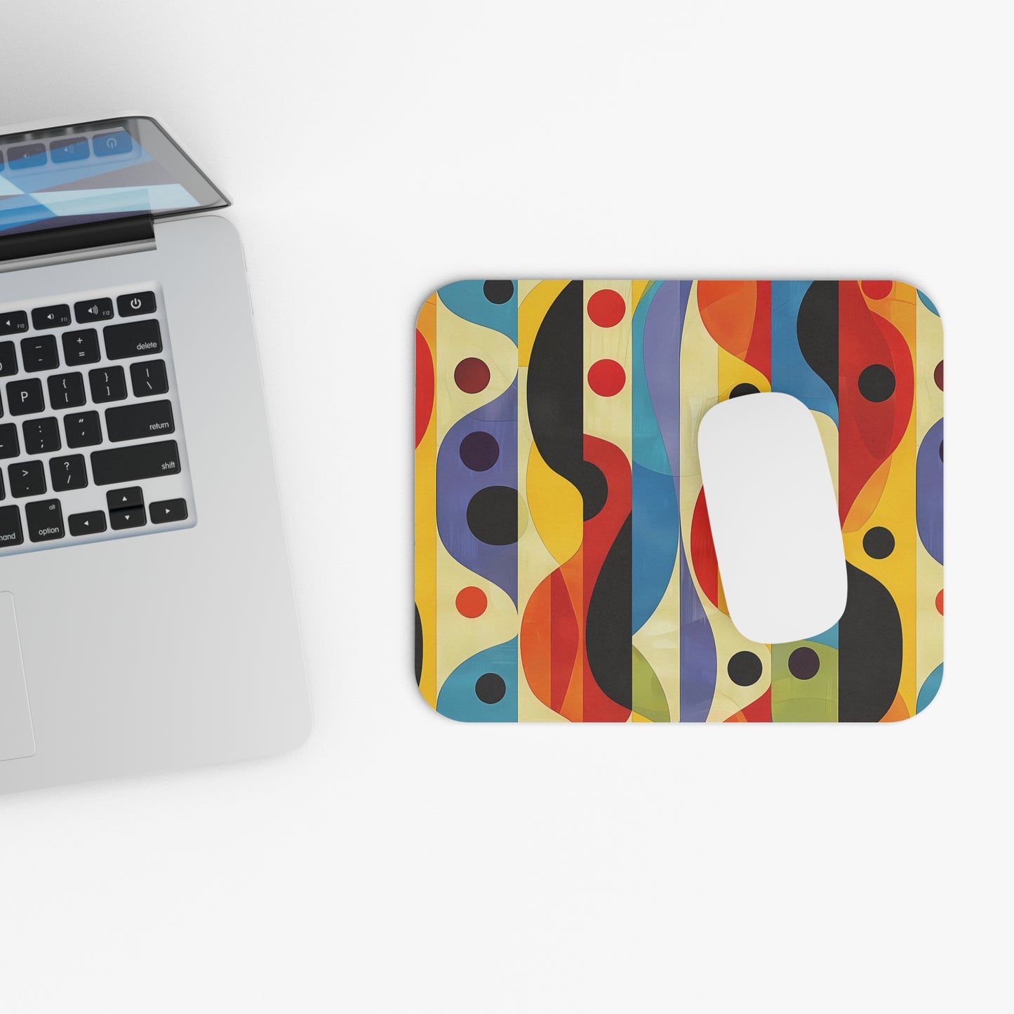 Linear Color Mesa Mouse Pad - Color Your Clicks with Vibrant Style!