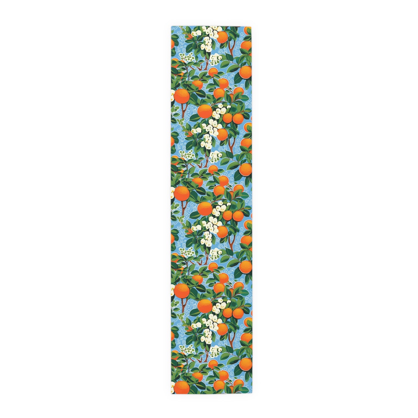 Citrus Blue Bliss Table Runner - Brighten Your Table with a Splash of Citrus Bliss! Available in 2 sizes.