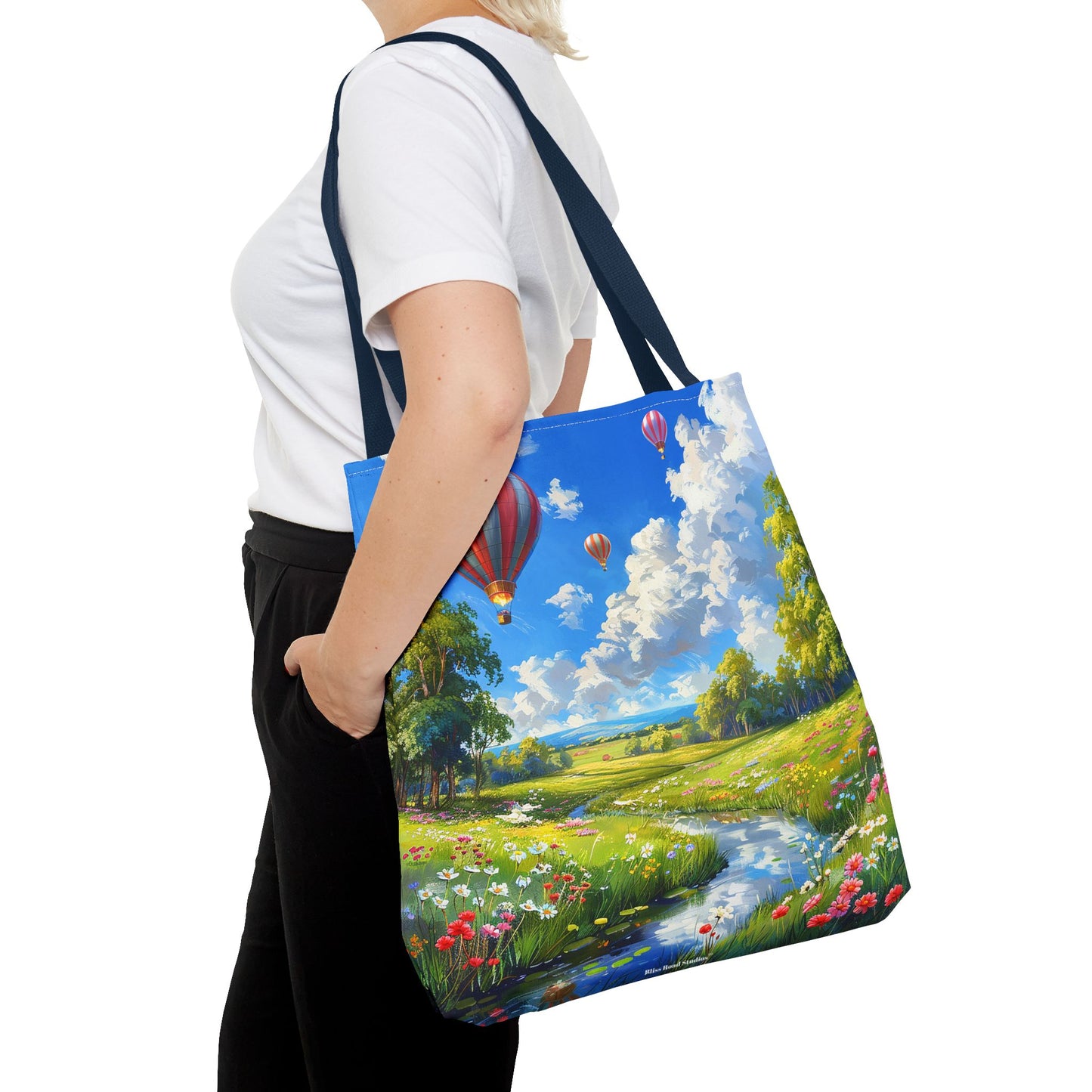 Spring Meadow Soar Tote Bag - Soar into Spring with Style and Adventure! Available in 3 sizes.