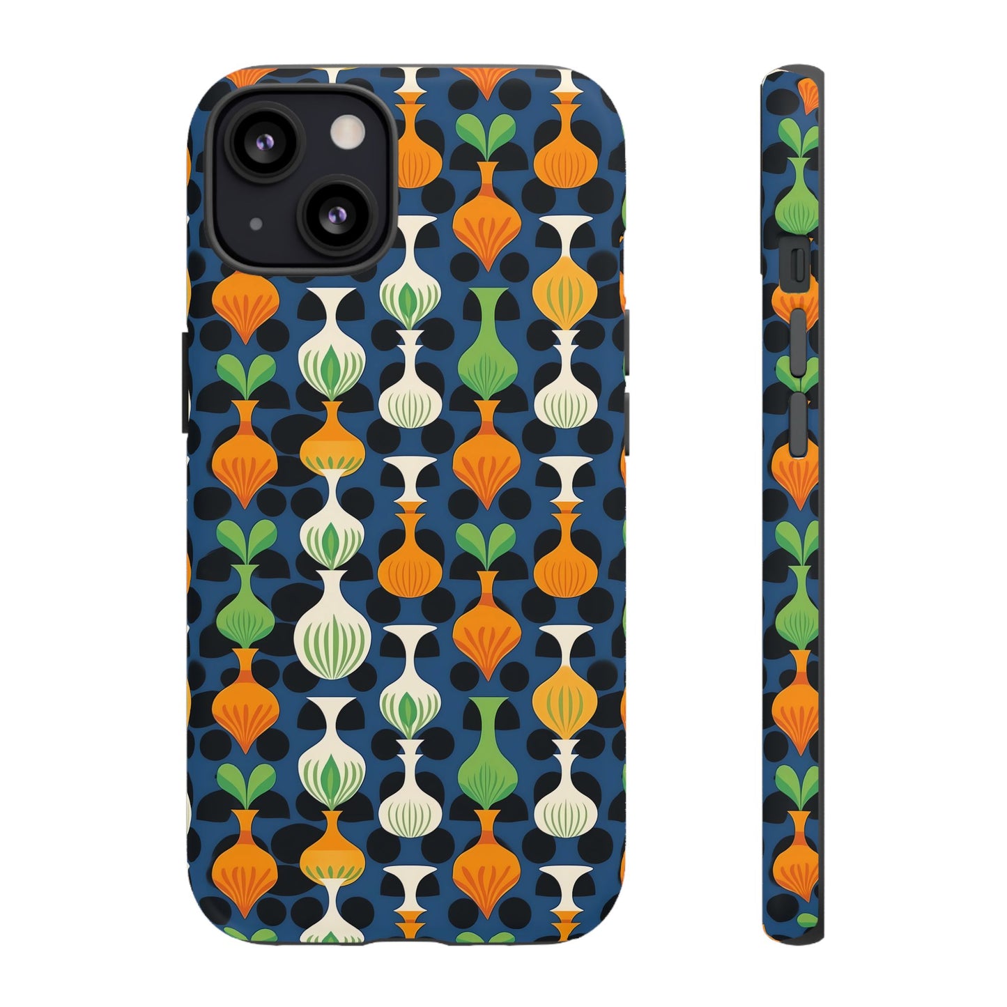 Mod Floating Vases Tough Phone Case for Apple iPhone, Samsung Galaxy, and Google Pixel.