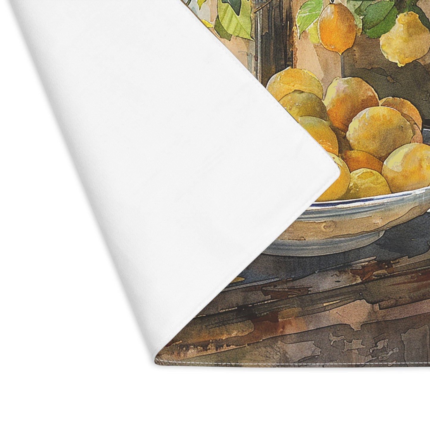 Morning Light on Lemons Placemat - Bring the Freshness of Morning to Every Meal! Cotton Twill - 18" x 14"