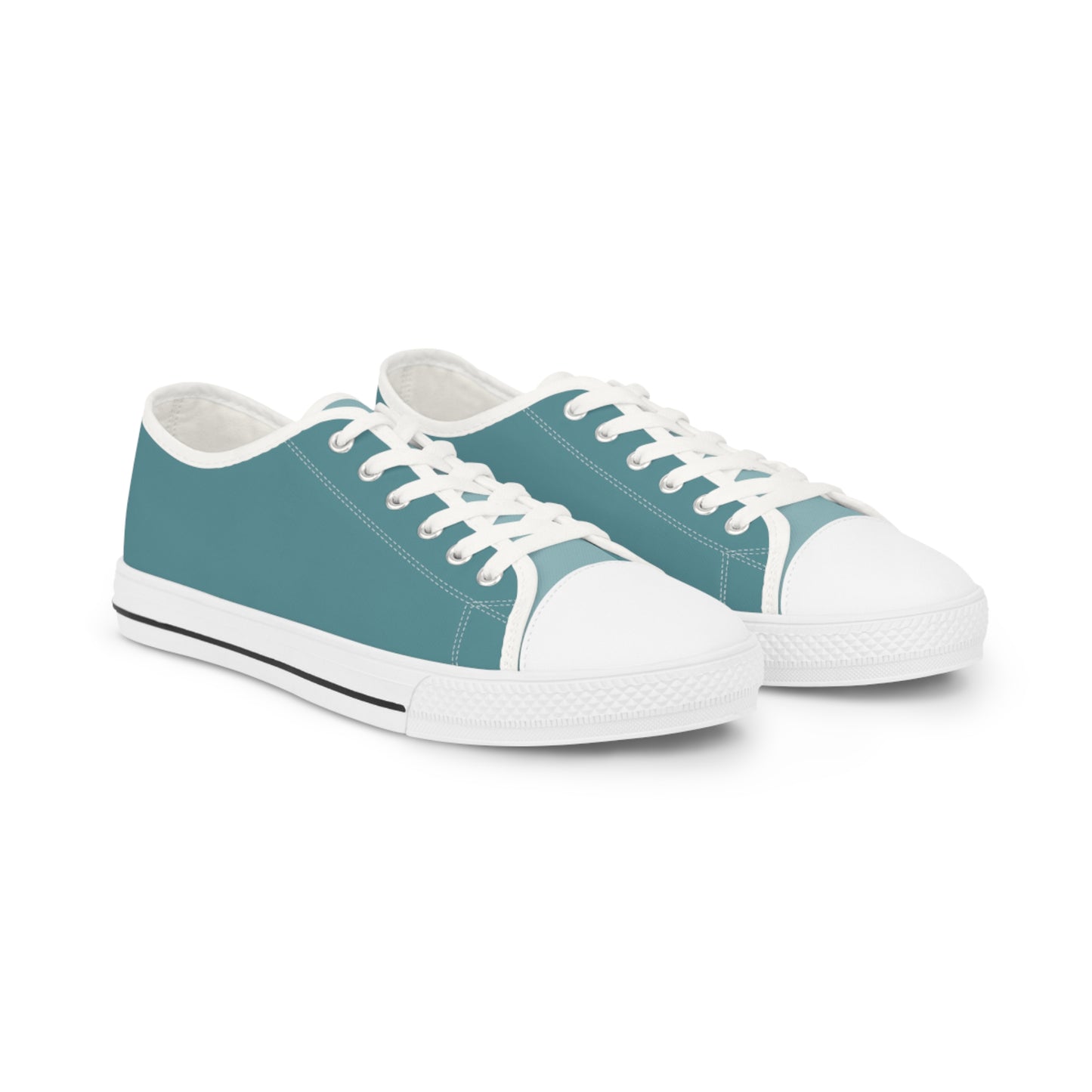 Arctic Ocean Men's Two-Tone Low Top Sneakers - Step into the Arctic – Where Modern Minimalism Meets Cool Elegance!