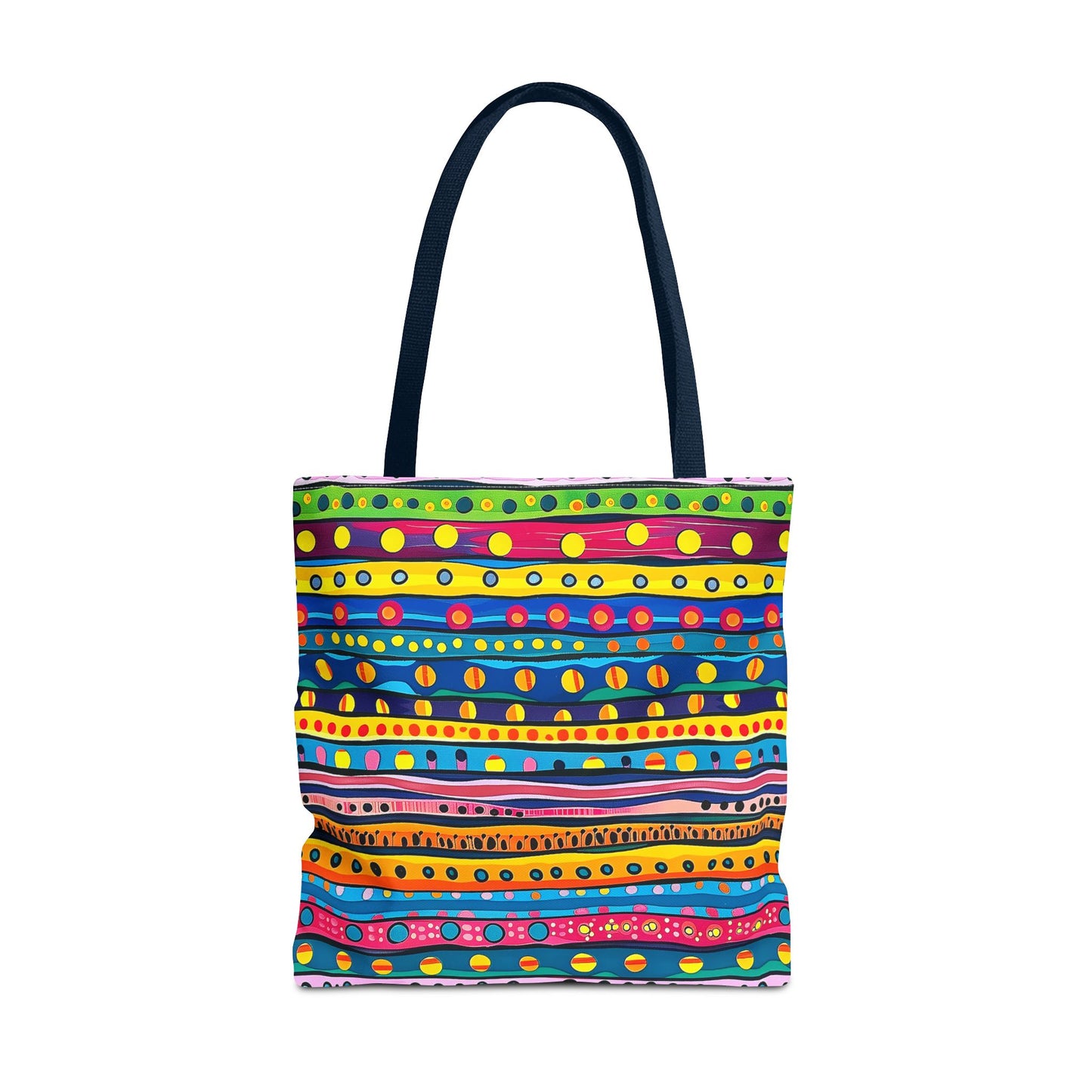Pop Dot Parade Tote Bag - Make Every Day a Colorful Celebration! Available in 3 sizes.
