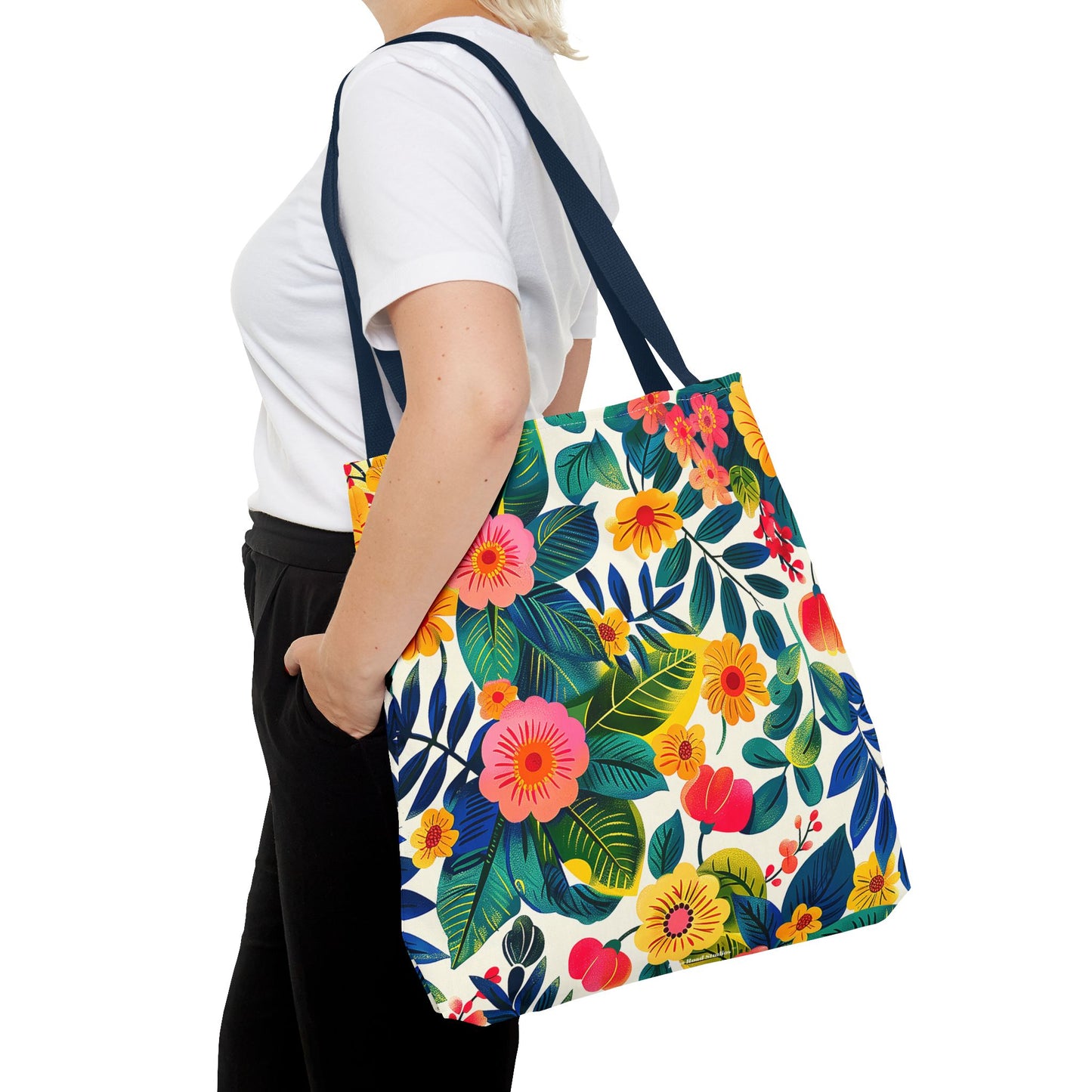 Blossom Bliss Tote Bag - Blossom with Joy on Every Adventure! Available in 3 sizes.