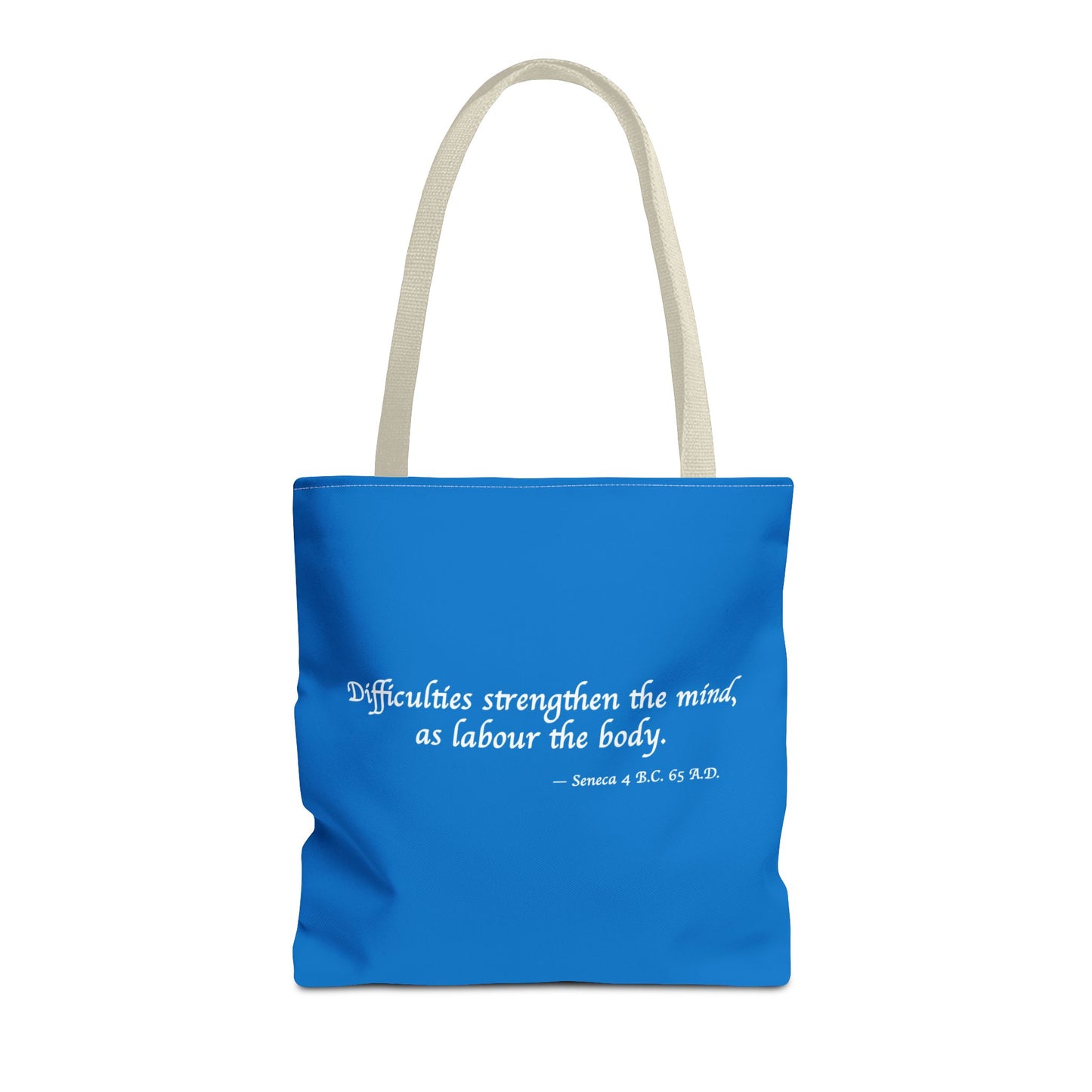 Strength Through Challenges Tote Bag - Carry Wisdom - Embrace Strength! Available in 3 sizes.