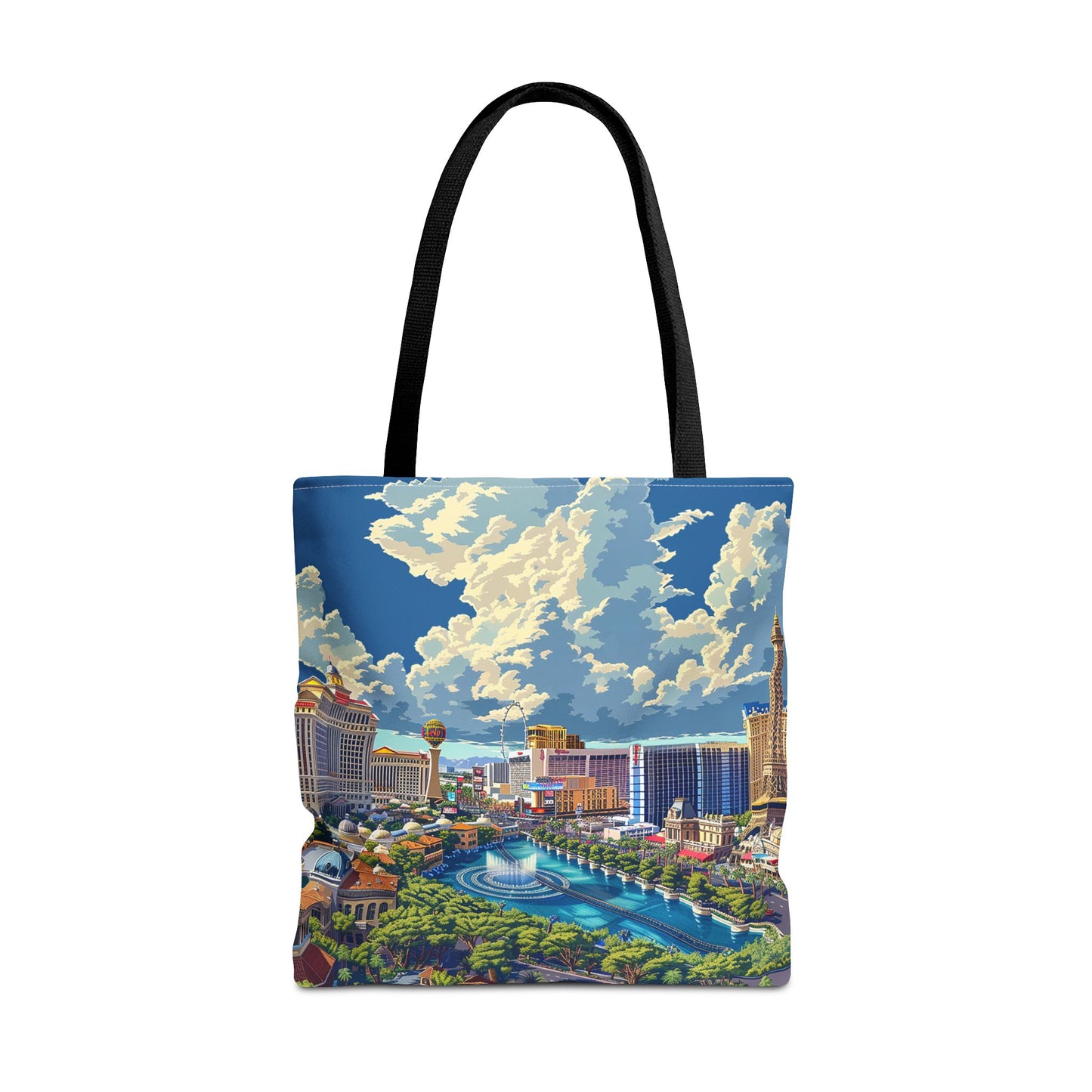 Viva Daytime Las Vegas Tote Bag - Bring the Vegas Vibe to Wherever You Roam! Available in 3 sizes.