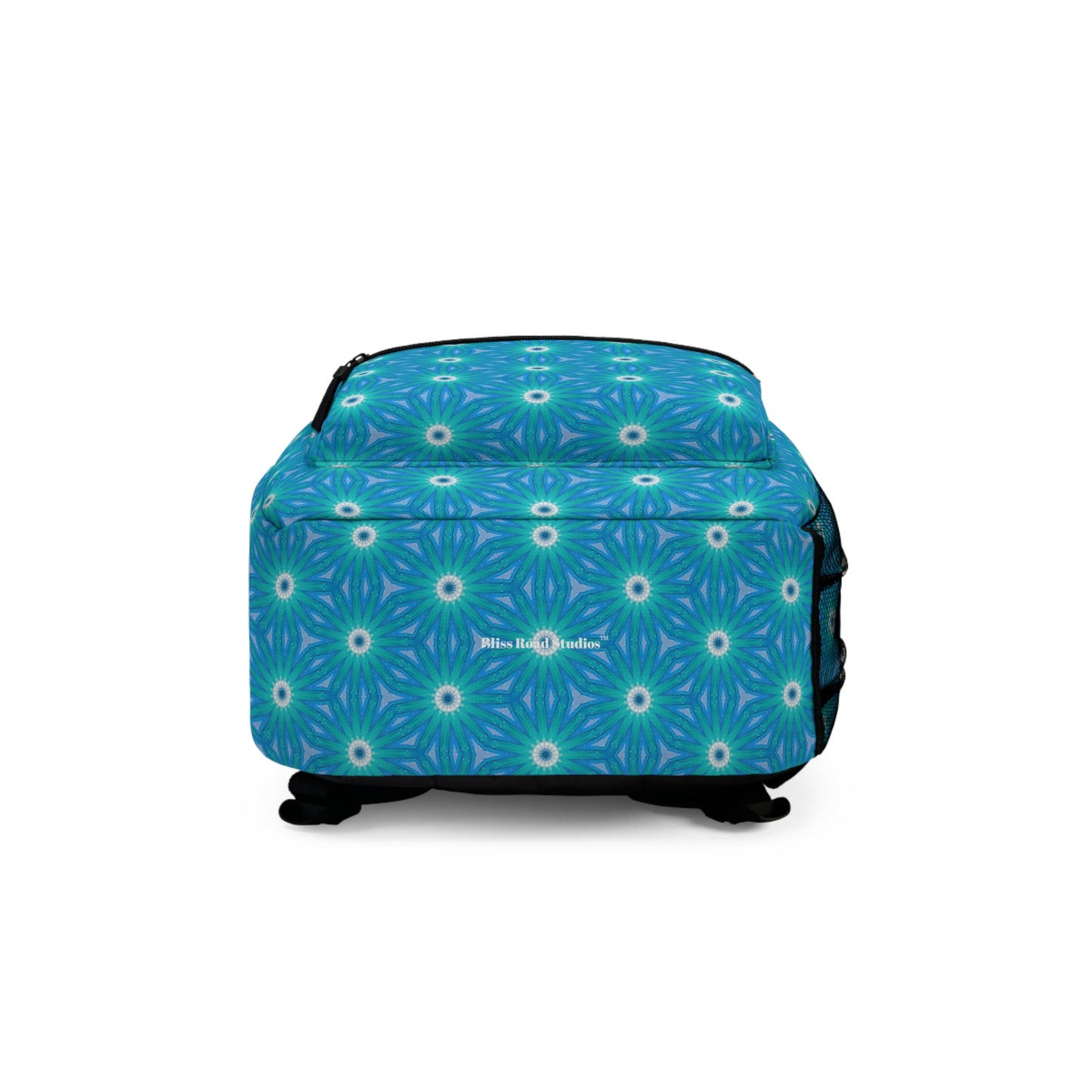 Sapphire Nebula Backpack - Bring Beautiful Blue Geometric Style to Your Daily Life with the Sapphire Nebula Backpack!