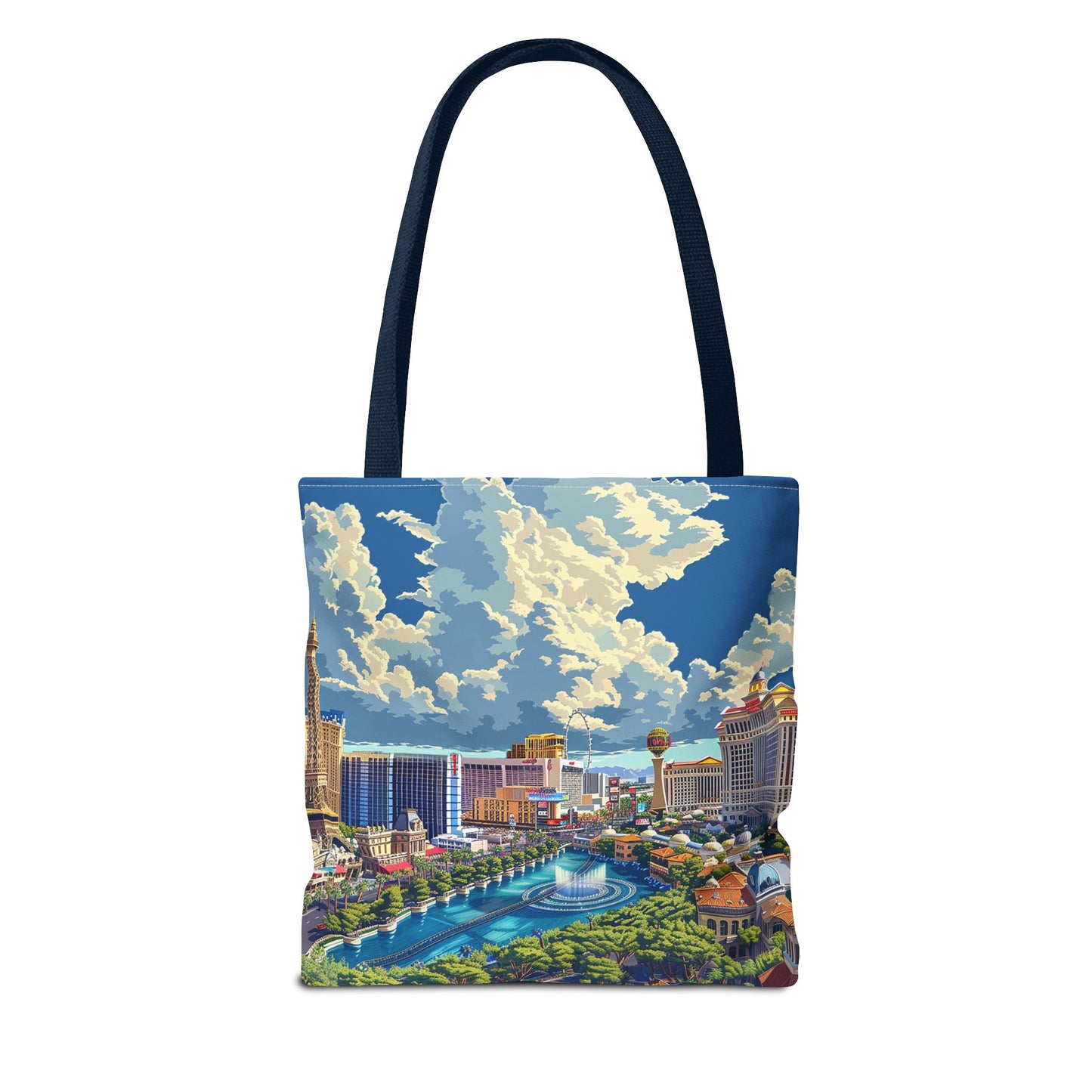 Viva Daytime Las Vegas Tote Bag - Bring the Vegas Vibe to Wherever You Roam! Available in 3 sizes.