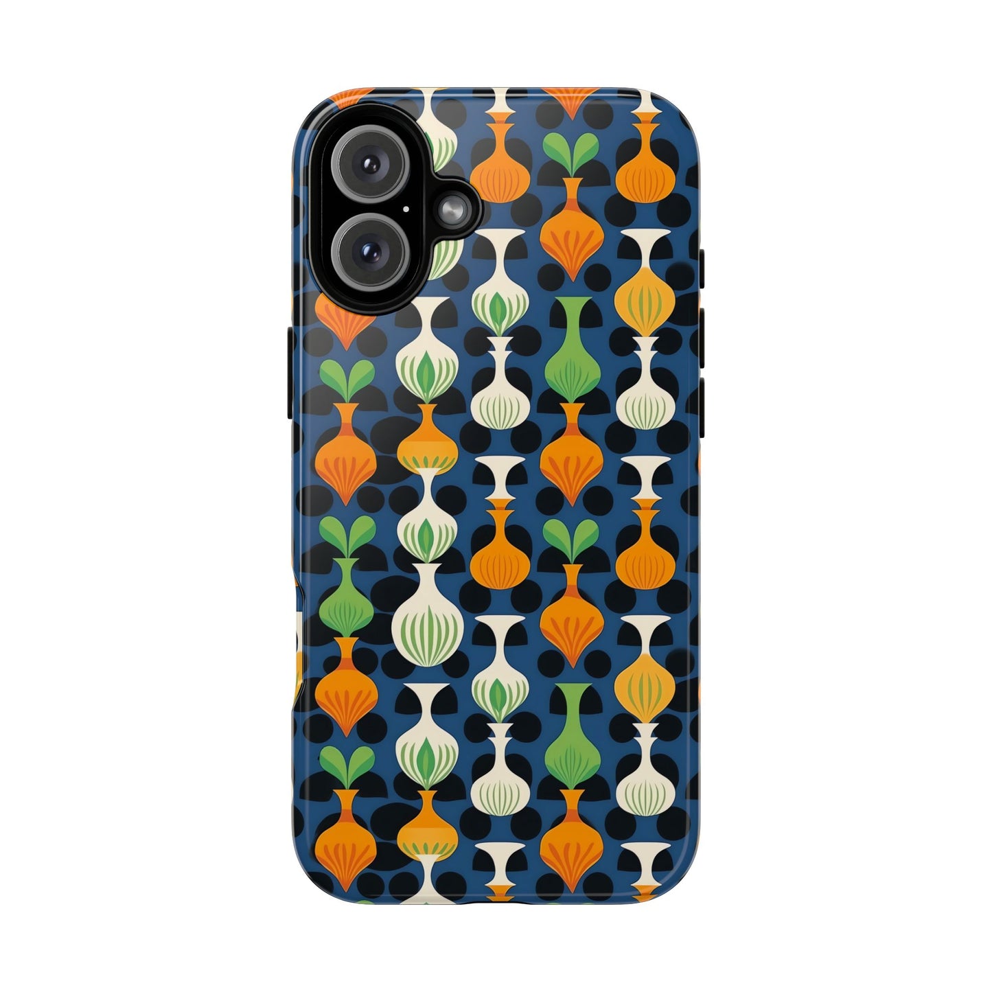 Mod Floating Vases Tough Phone Case for Apple iPhone, Samsung Galaxy, and Google Pixel.