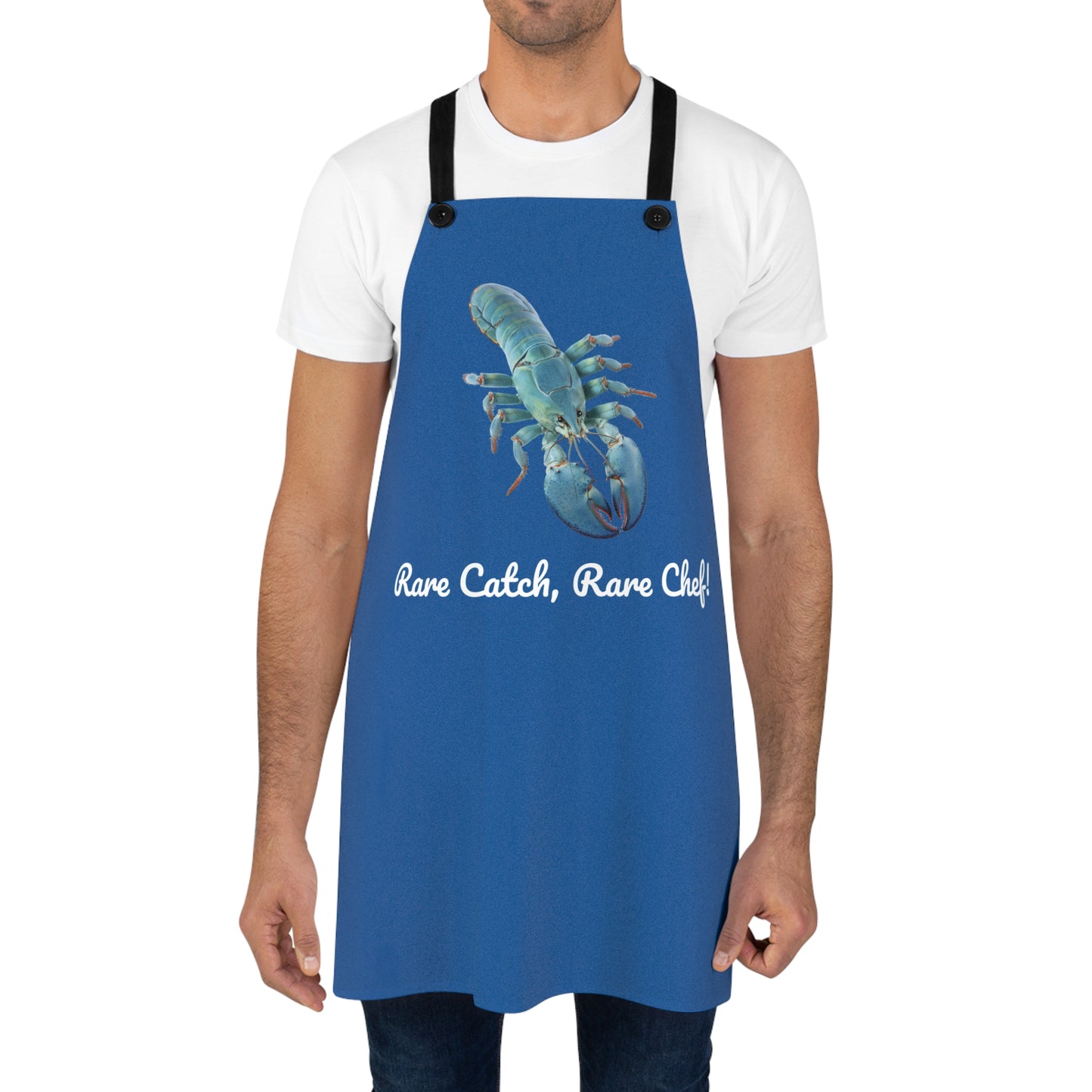 Rare Catch, Rare Chef! Blue Lobster Adult Apron - The Blue Mystique: A Rare Lobster Catch for the Gourmet Chef!
