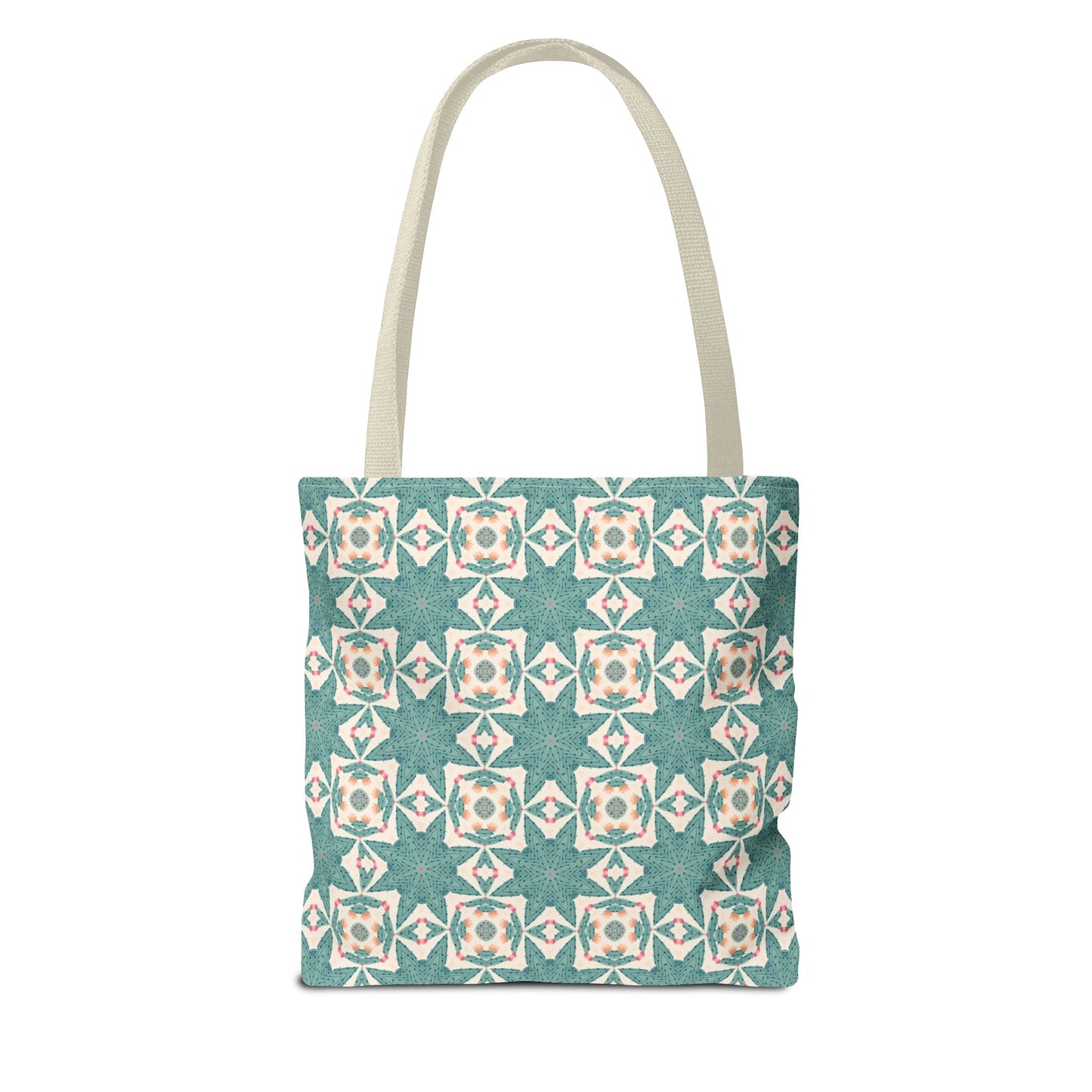 Desert Cactus Star Tile Tote Bag - Carry Southwest Charm Wherever You Go! Available in 3 sizes.