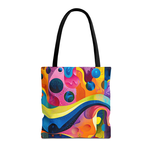 Color Wave Tote Bag - Bold, Artistic, and Full of Life--Carry the Color Wave! Available in 3 sizes.