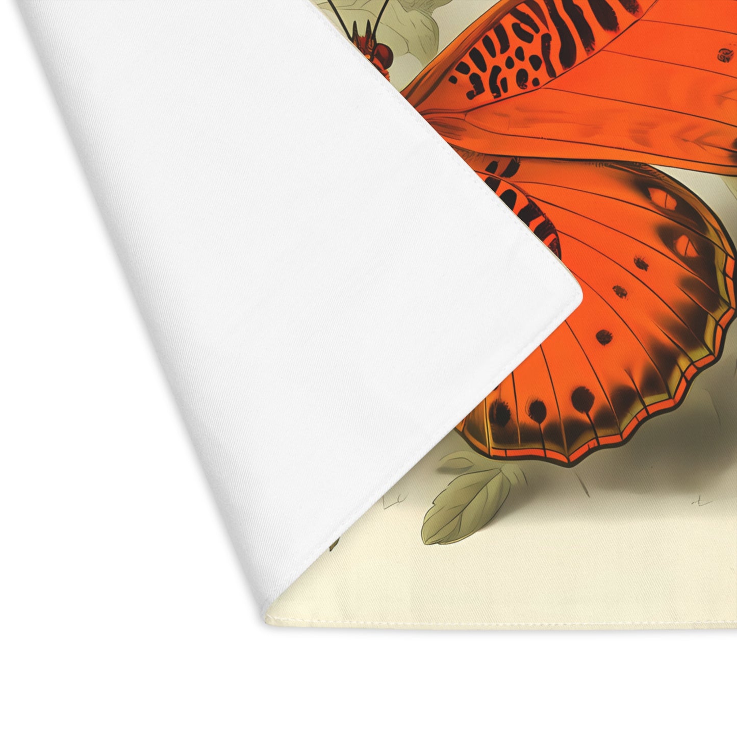 Butterfly Botanical Placemat - Transform Your Table into a Garden Oasis! Cotton Twill - 18" x 14"