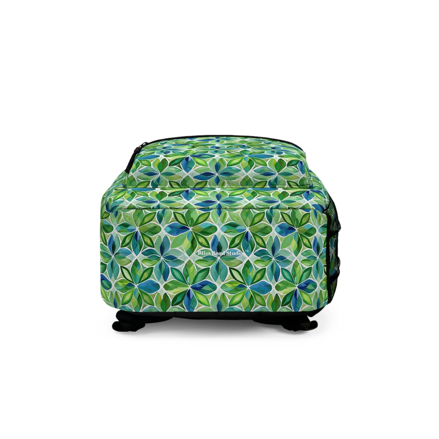 Spring Geo Flowers Backpack - Step into Spring with the Vibrant Charm of the Spring Geo Flowers Backpack!