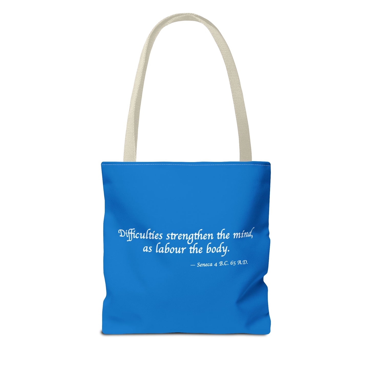 Strength Through Challenges Tote Bag - Carry Wisdom - Embrace Strength! Available in 3 sizes.