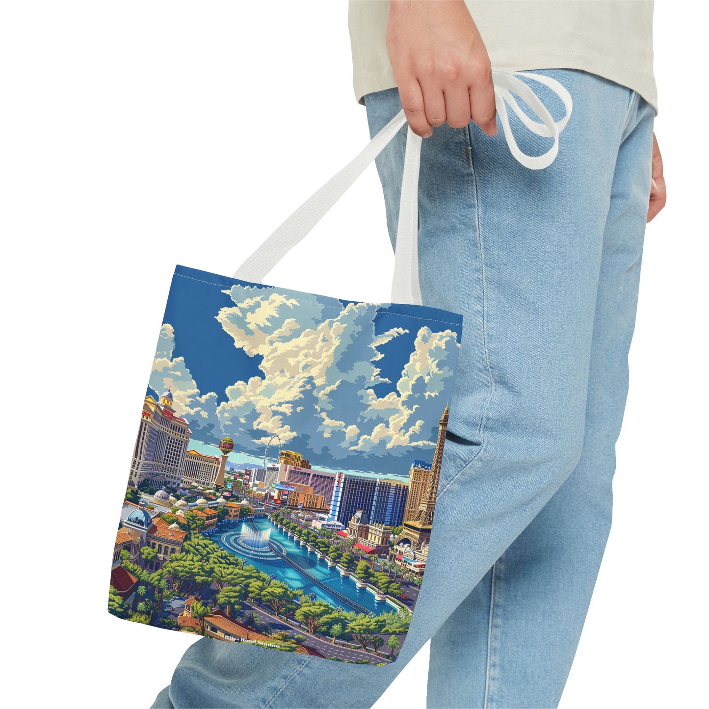 Viva Daytime Las Vegas Tote Bag - Bring the Vegas Vibe to Wherever You Roam! Available in 3 sizes.