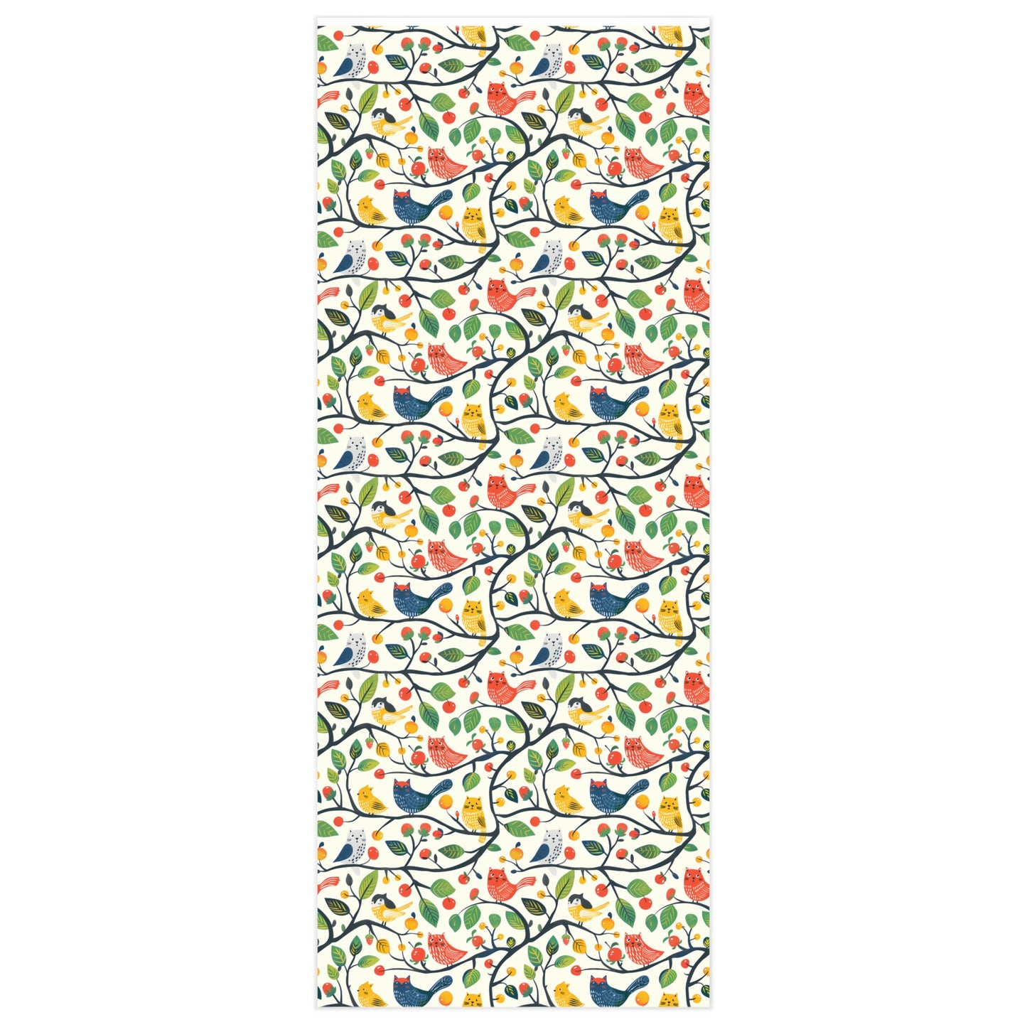 Catbird Tree Wrapping Paper - Available in 2 sizes.