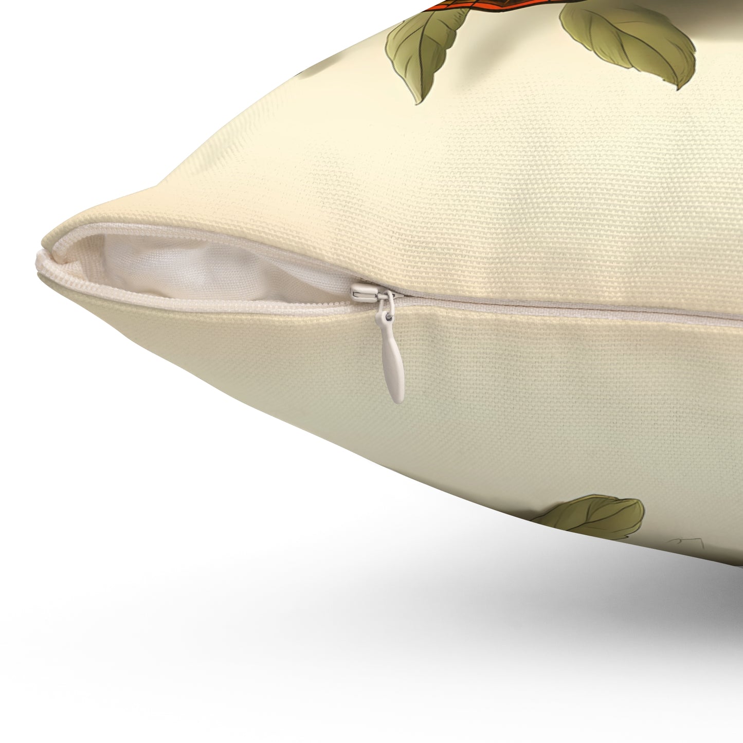 Butterfly Botanical Square Throw Pillow - Spun Polyester - Double Sided Print - Concealed Zipper - Available in 4 sizes.