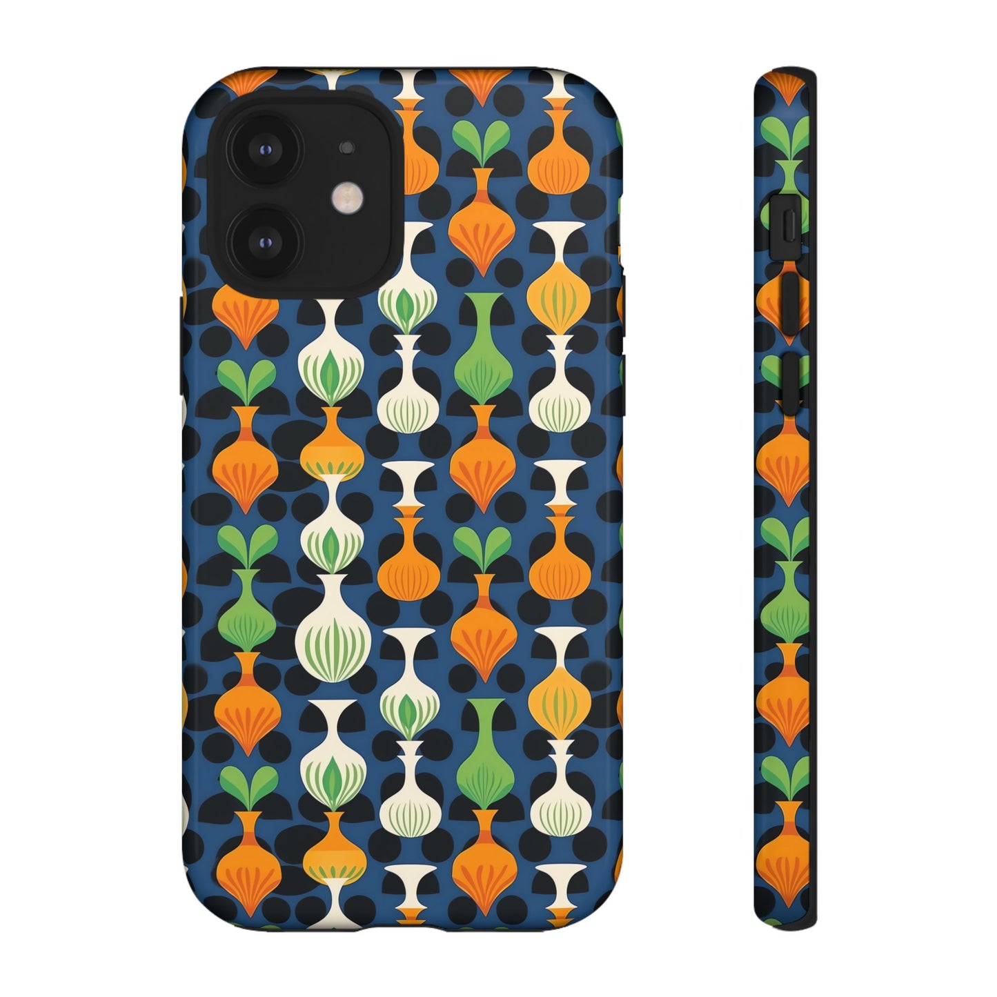 Mod Floating Vases Tough Phone Case for Apple iPhone, Samsung Galaxy, and Google Pixel.