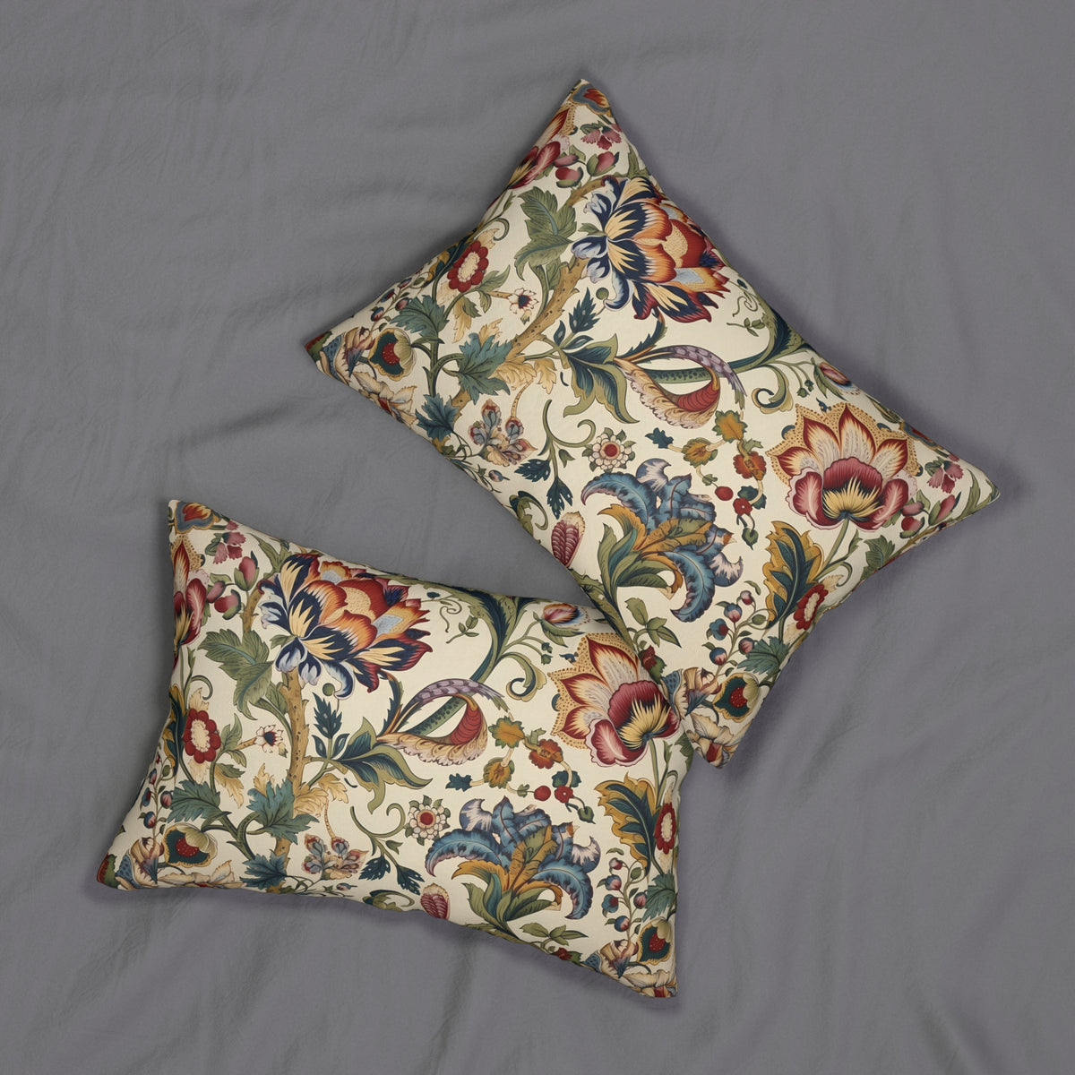 Wordsworth Lumbar Pillow - Spun Polyester - Double-Sided Print - Concealed Zipper - 20 x 14