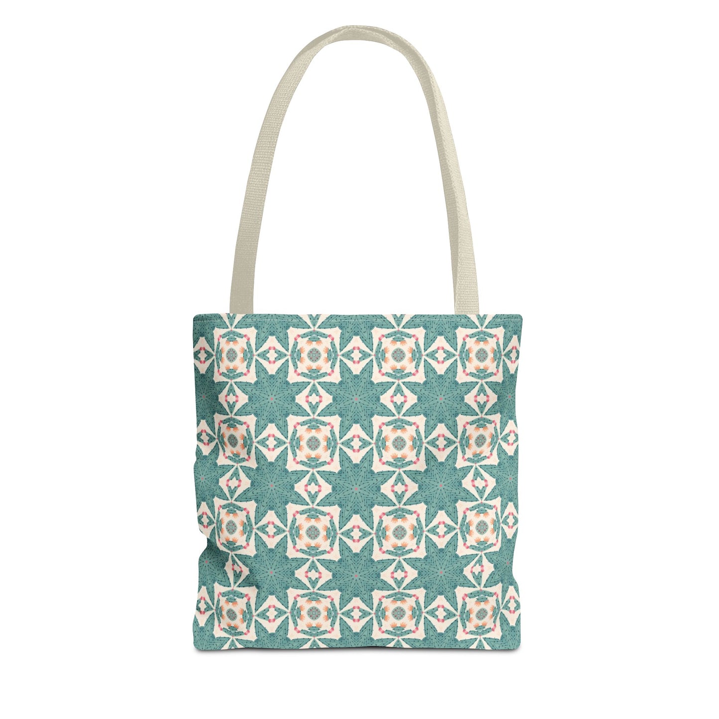 Desert Cactus Star Tile Tote Bag - Carry Southwest Charm Wherever You Go! Available in 3 sizes.