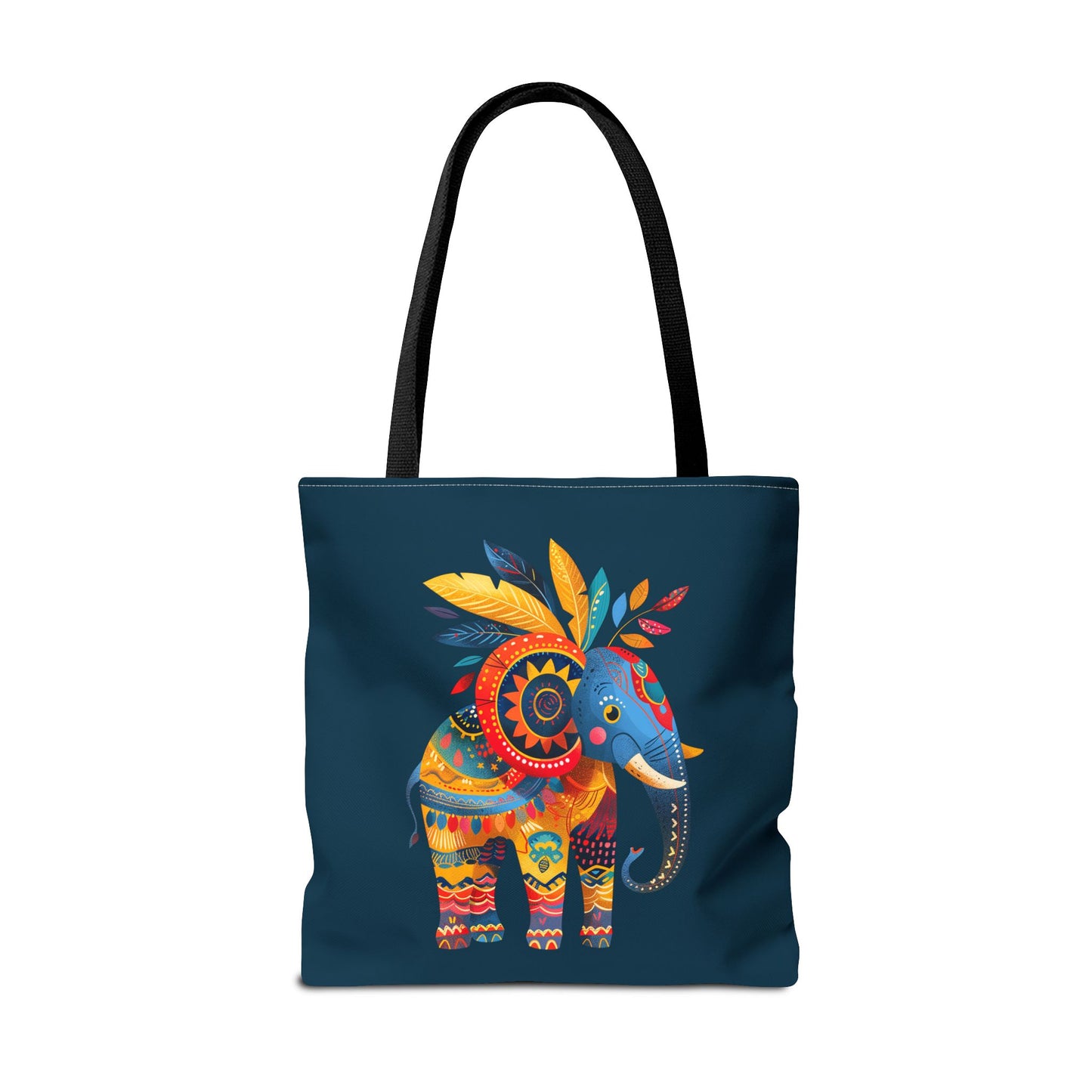 Ethnic Elephant Tote Bag - Carry the Spirit of the African Savanna with the Ethnic Elephant Tote! Available in 3 sizes.