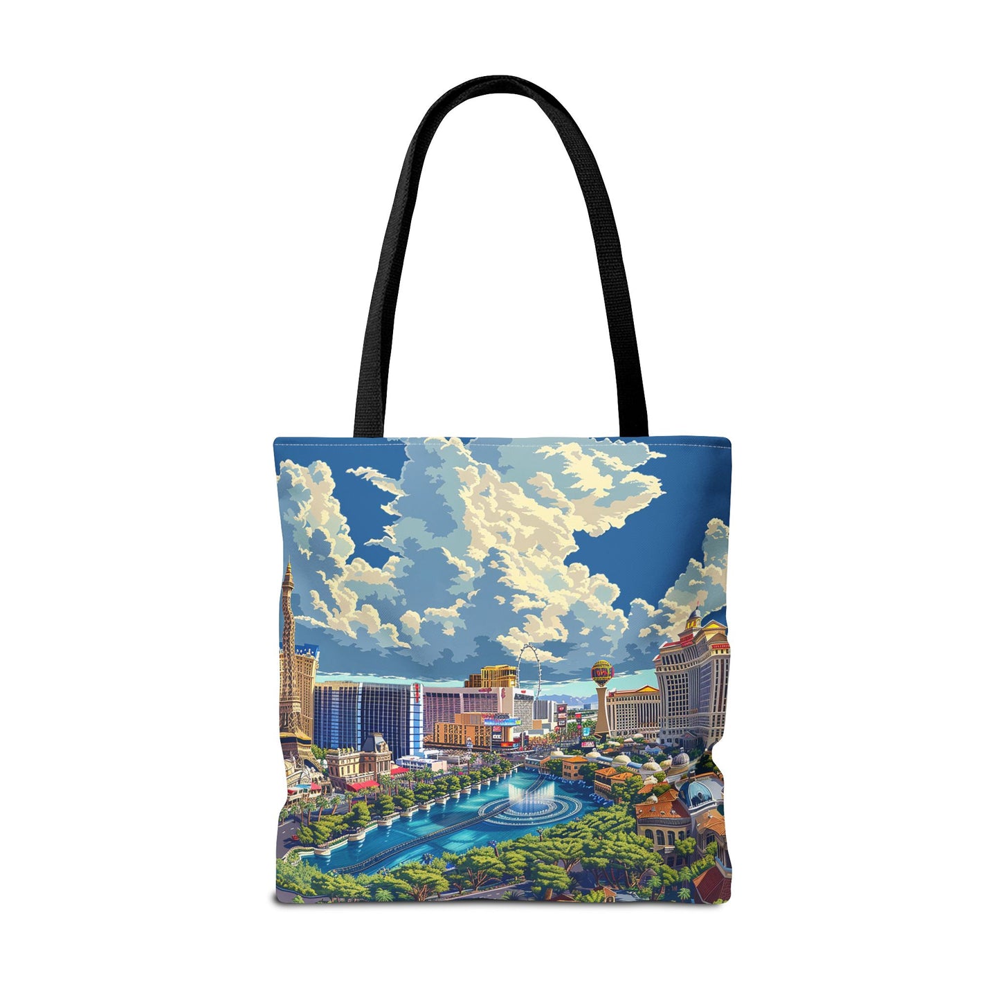 Viva Daytime Las Vegas Tote Bag - Bring the Vegas Vibe to Wherever You Roam! Available in 3 sizes.