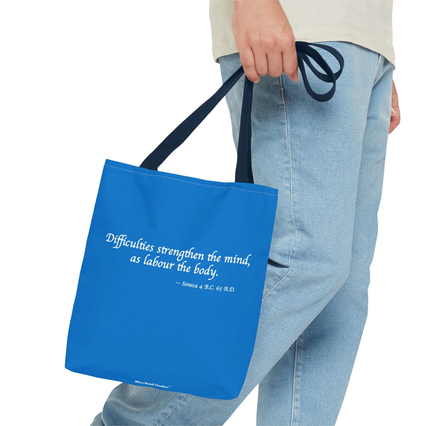 Strength Through Challenges Tote Bag - Carry Wisdom - Embrace Strength! Available in 3 sizes.