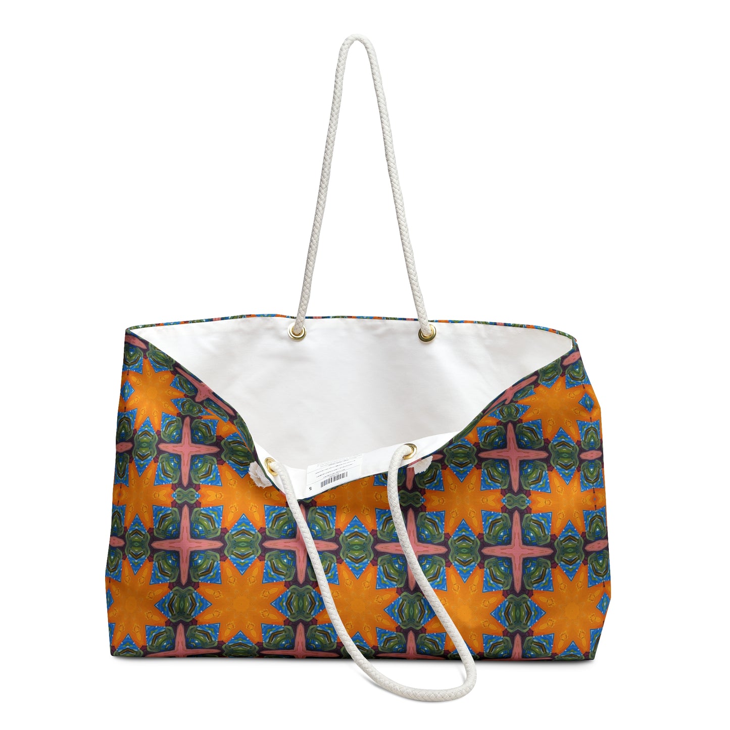 Starburst Mosaic Voyage Weekender Bag - Shine Bright - Carry a Tapestry of Color and Elegance Wherever You Go!