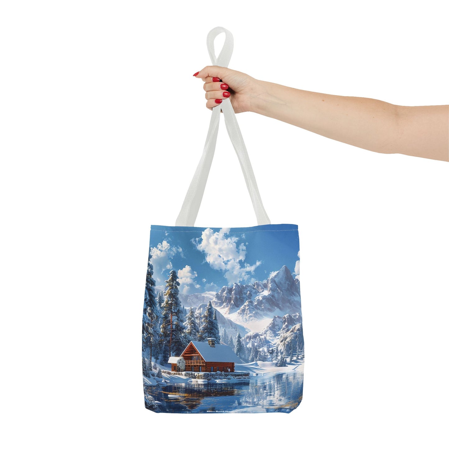 Winter Wonderland Retreat Tote Bag - Embrace Winter's Serenity with this Tote! - Available in 3 sizes.