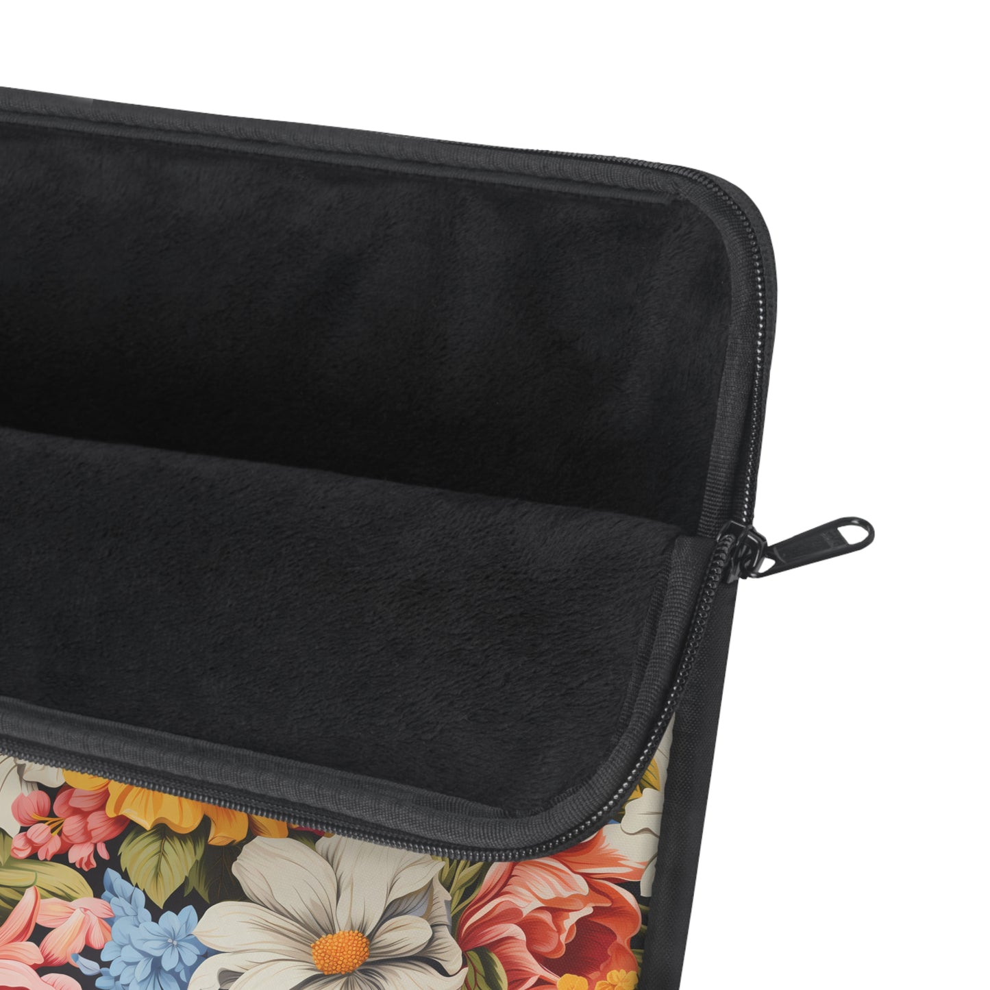 Chic Floral Designer Laptop Sleeve - Bring Floral Chintz-Inspired Design to Protect Your Laptop! Available in 3 Sizes: 12", 13", and 15"