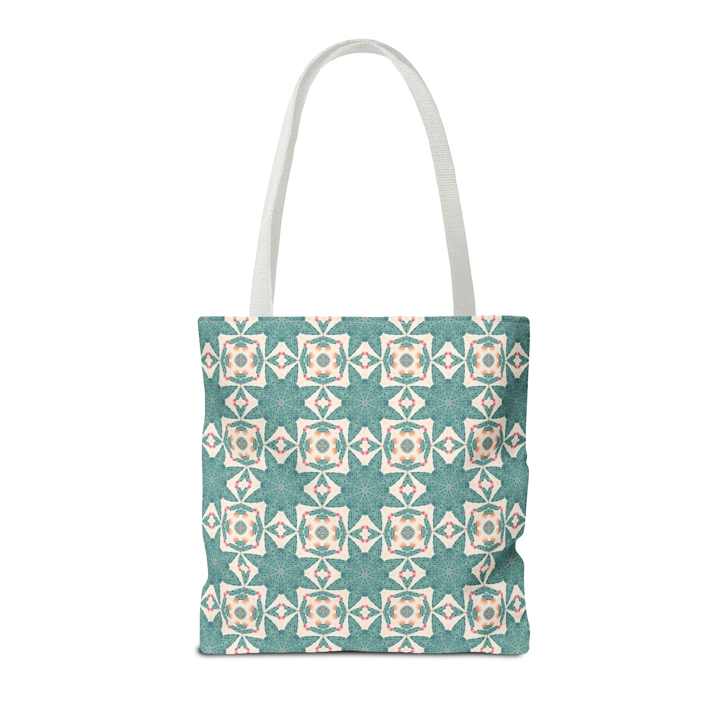 Desert Cactus Star Tile Tote Bag - Carry Southwest Charm Wherever You Go! Available in 3 sizes.