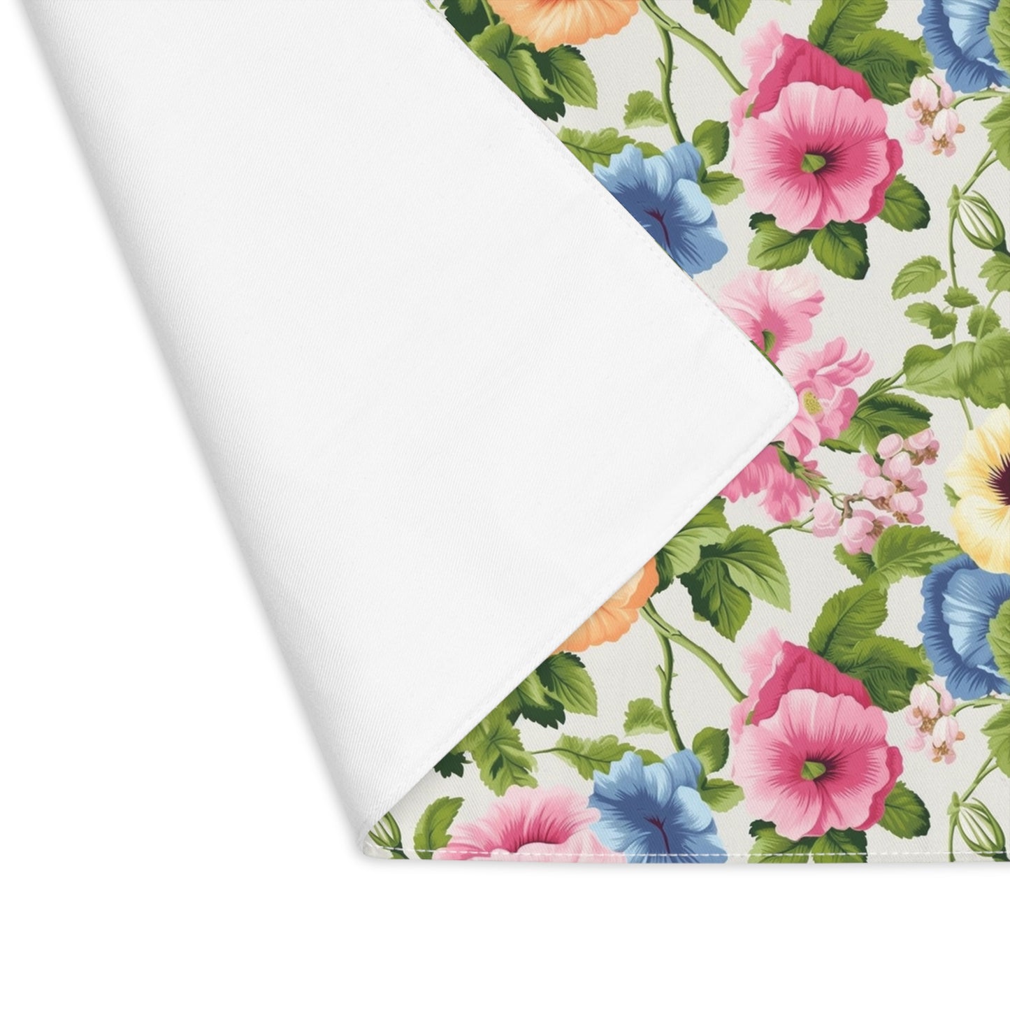 Pastel Garden Elegance Placemat - Embrace Feminine grace with Pastel Garden Elegance! Cotton Twill - 18" x 14"