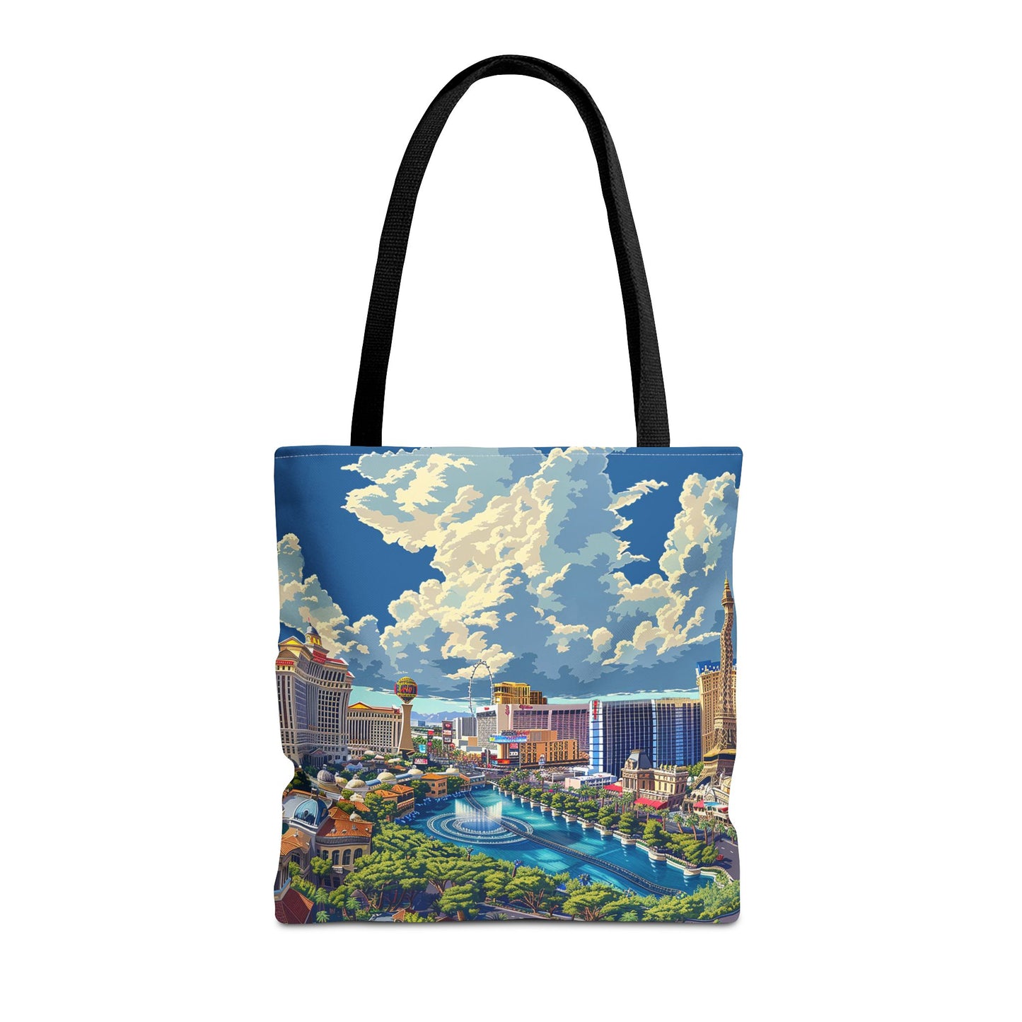Viva Daytime Las Vegas Tote Bag - Bring the Vegas Vibe to Wherever You Roam! Available in 3 sizes.